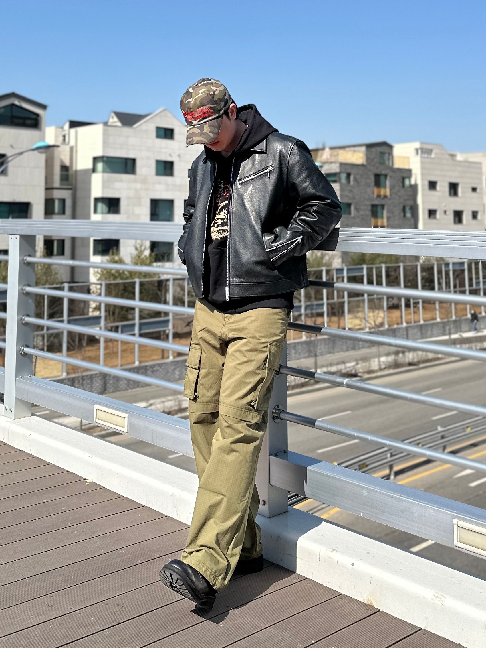 【MAISON MINED】23SS★ UTILITY PATCH CARGO PANTS MUSINSA | MAISON MINED UTILITY PATCH CARGO PANTS BLACK