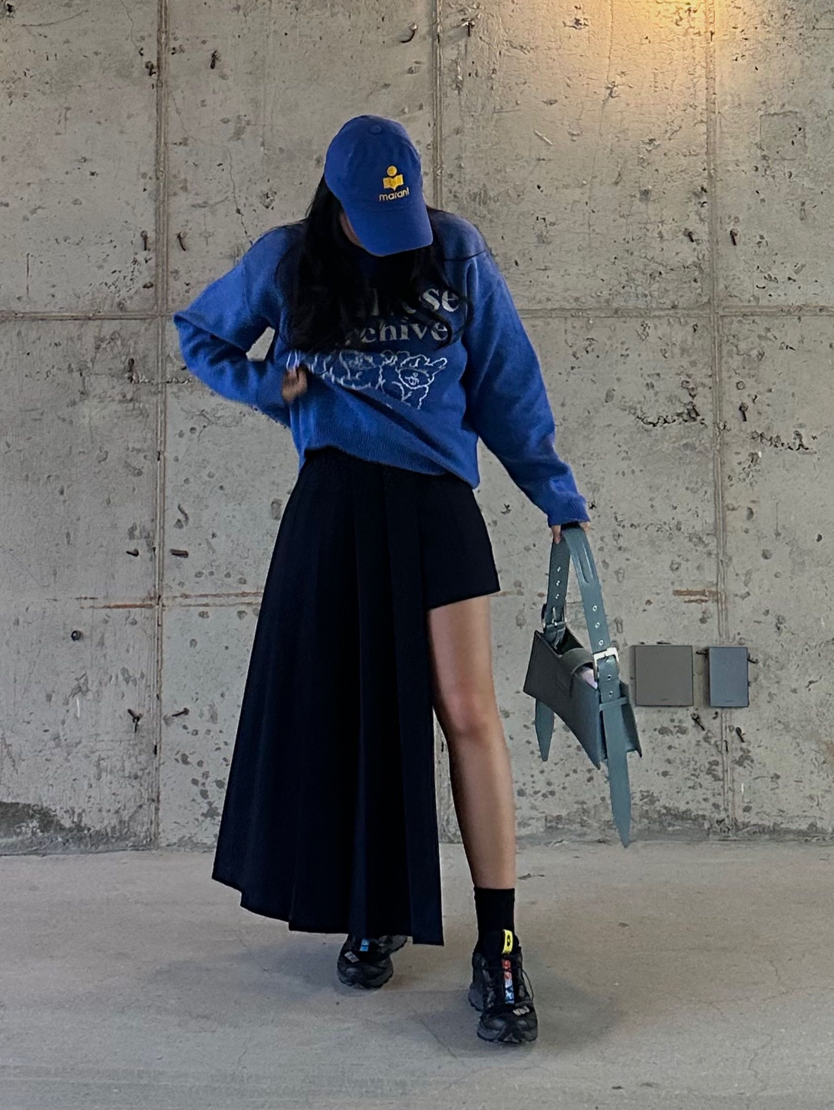 MUSINSA | WAI KEI Maltese Archive Line Graphic Knit Mint