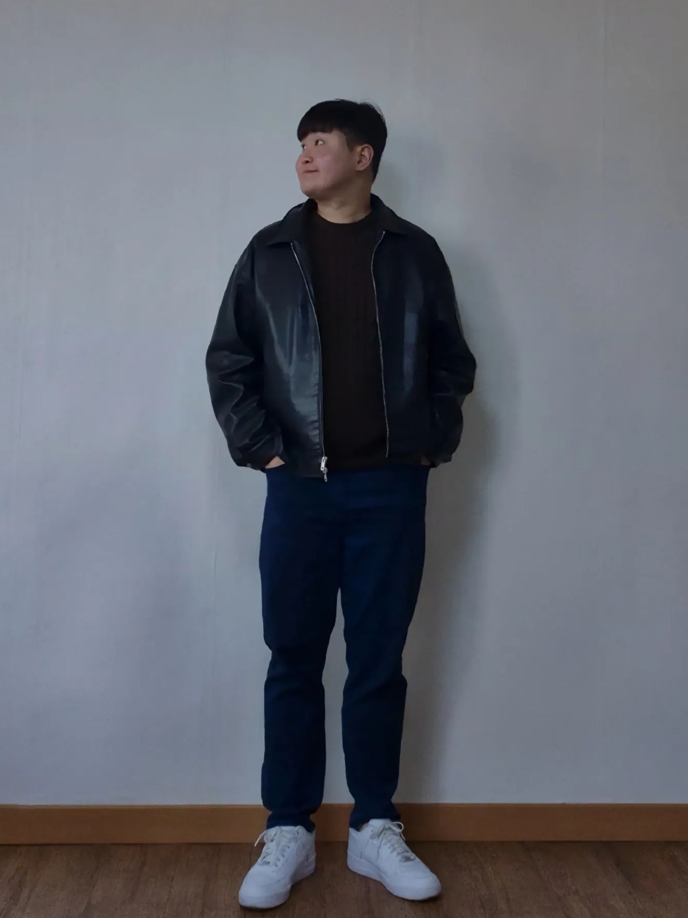 MUSINSA | MUSINSA STANDARD Heavy Ponte Relaxed Crew Neck