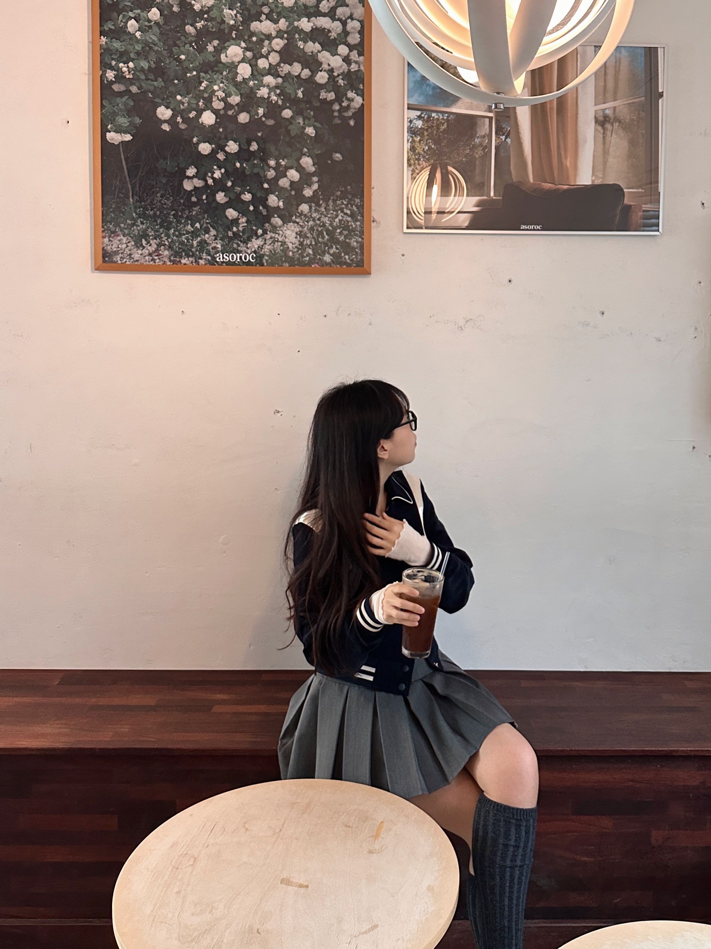 MUSINSA | HYBERNAT Pleated Skirt Slim Vest One Piece Gray