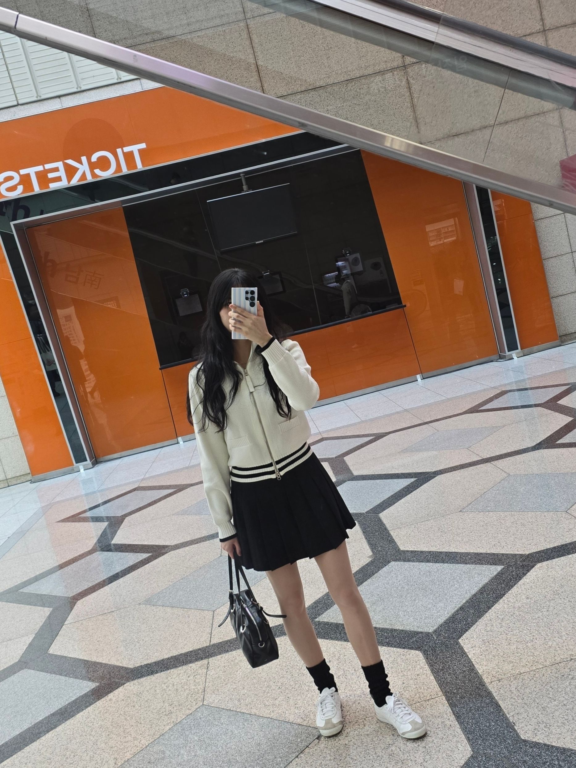 MUSINSA | MATIN KIM SPELL POINT STRIPE WOOL BLENDED KNIT CARDIGAN