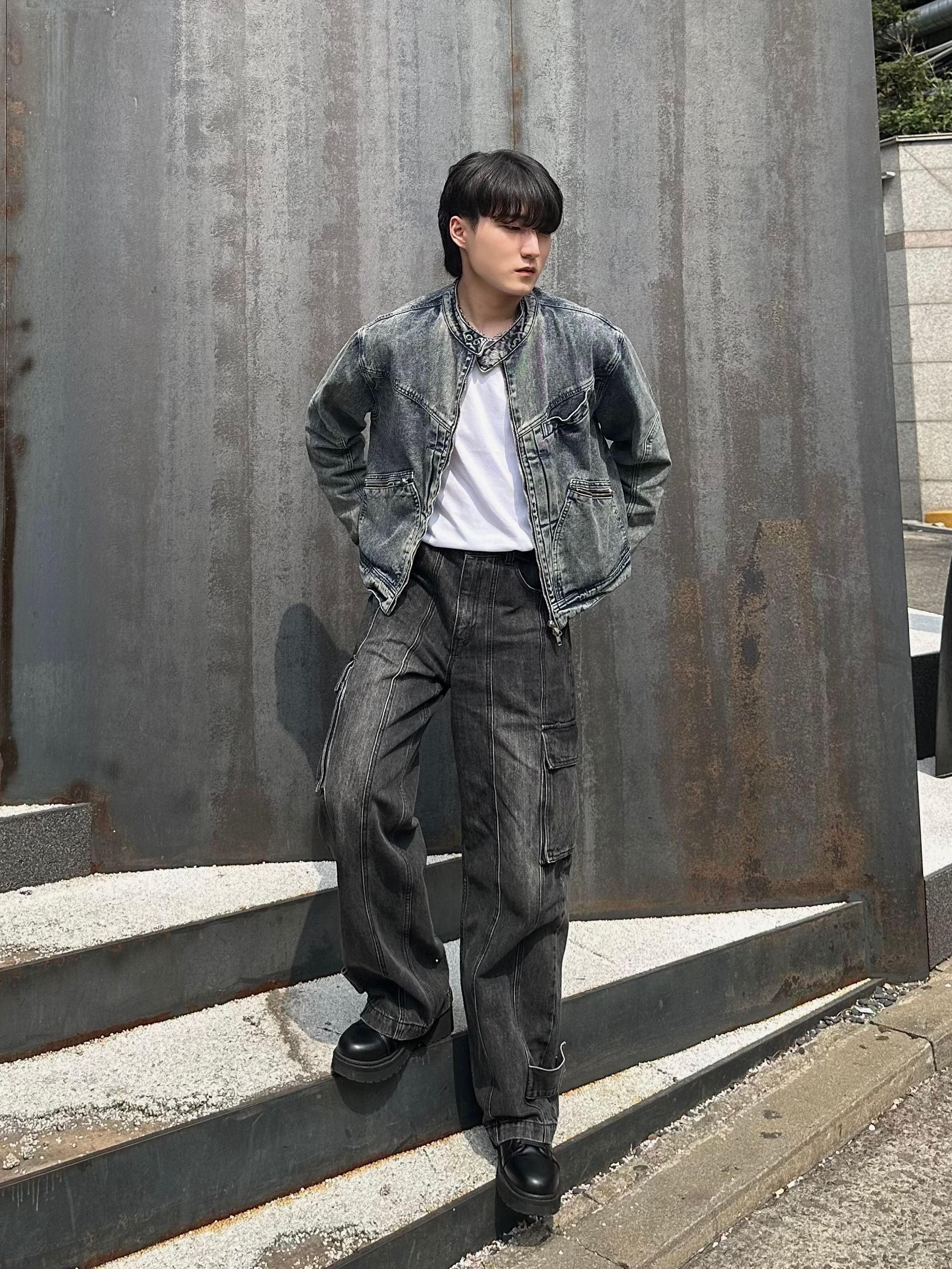 ★AESPA ウィンター着用★ MILLO ARCHIVE Washed Denim Jacket 在庫少なめ！☆aespa ウィンター 着用！！【MILLO ARCHIVE