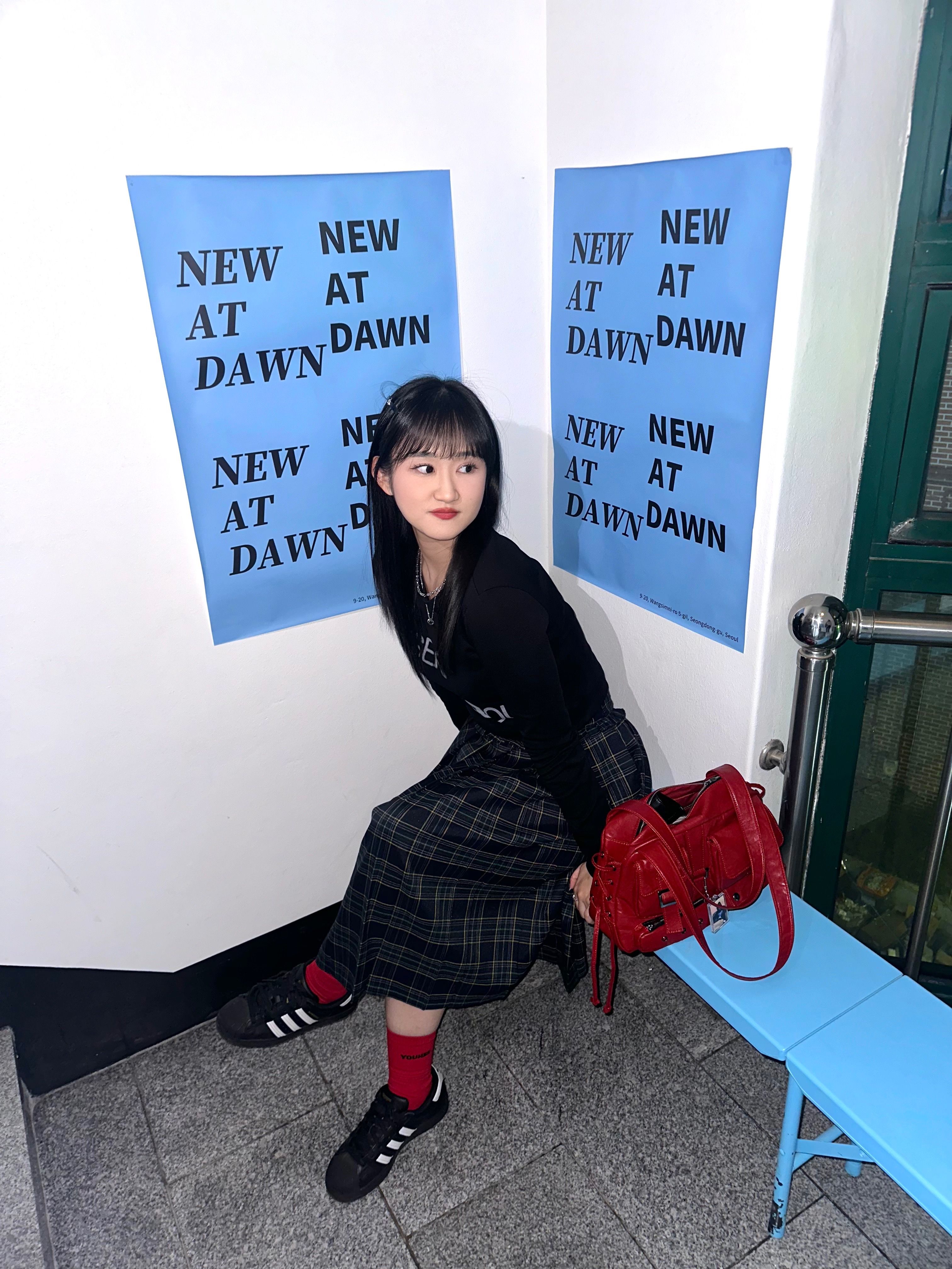 ★CRANK★CHECK FRILL PLEATS MIDI SKIRT_NAVY★正規品/直送料込 MUSINSA | CRANK Check frill pleated midi skirt_navy