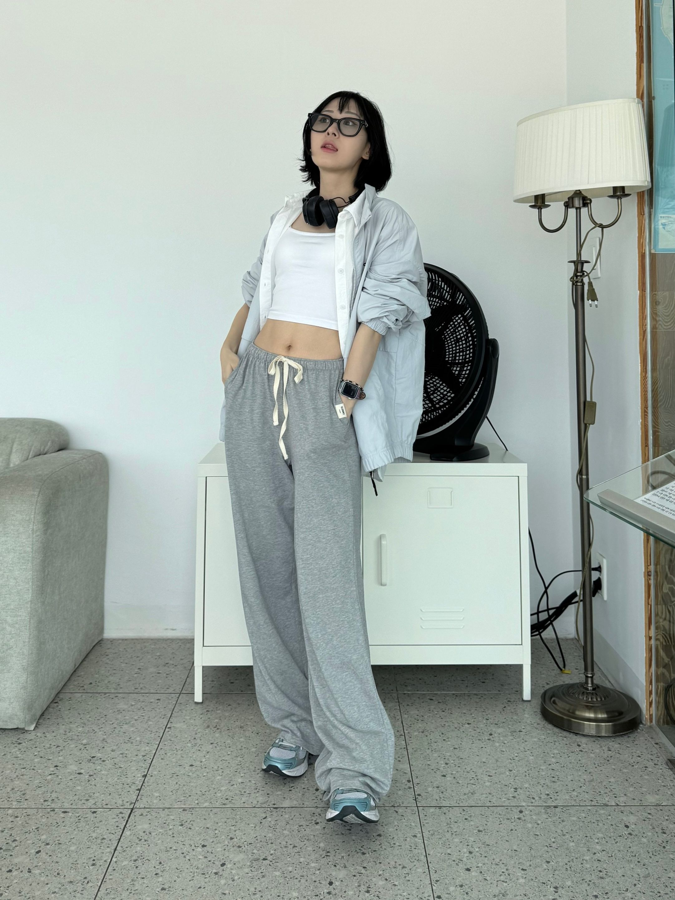 MUSINSA | GLOWNY G CLASSIC SOFT PANTS (BLACK)