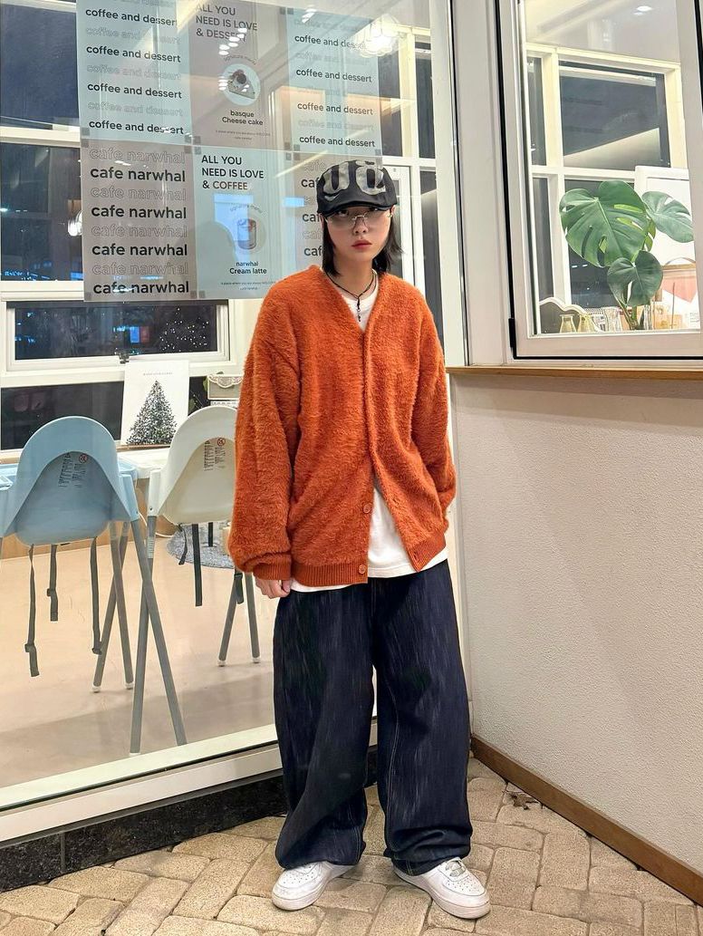 MUSINSA | AVANDRESS Nonfade BUCKLE WIDE DENIM PANTS BLACK