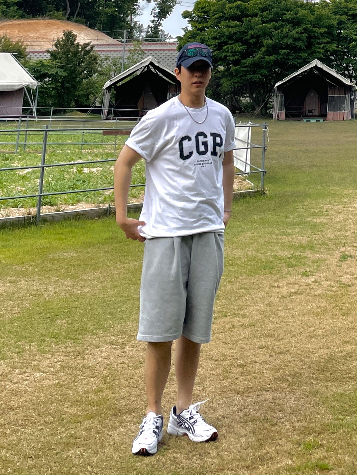 MUSINSA | Codegraphy [COOL COTTON] CGP ARCH LOGO T-SHIRT