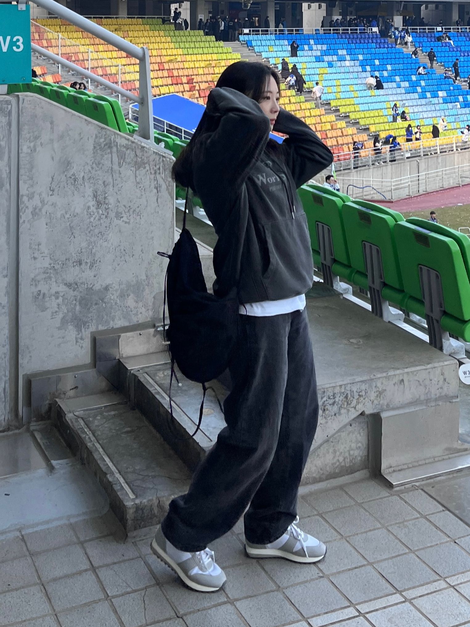 MUSINSA | TRAVEL workshop division pigment hoodie dark blue