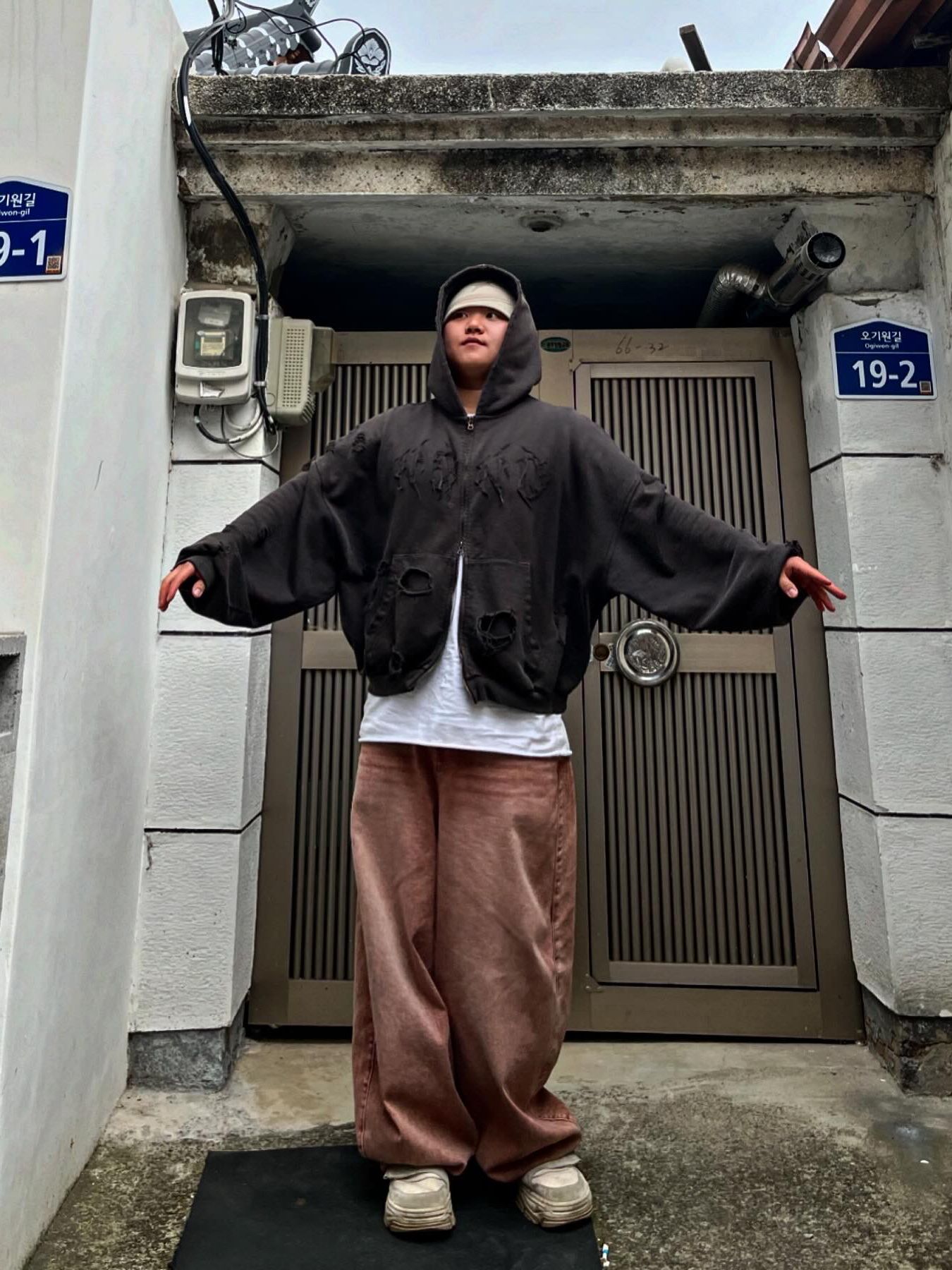 ★NOT4NERD★Destroyed N4ND Wild Logo Pigment Hood Zip up DESTROYED N4ND WILD LOGO PIGMENT HOOD ZIP UP – ALAND USA