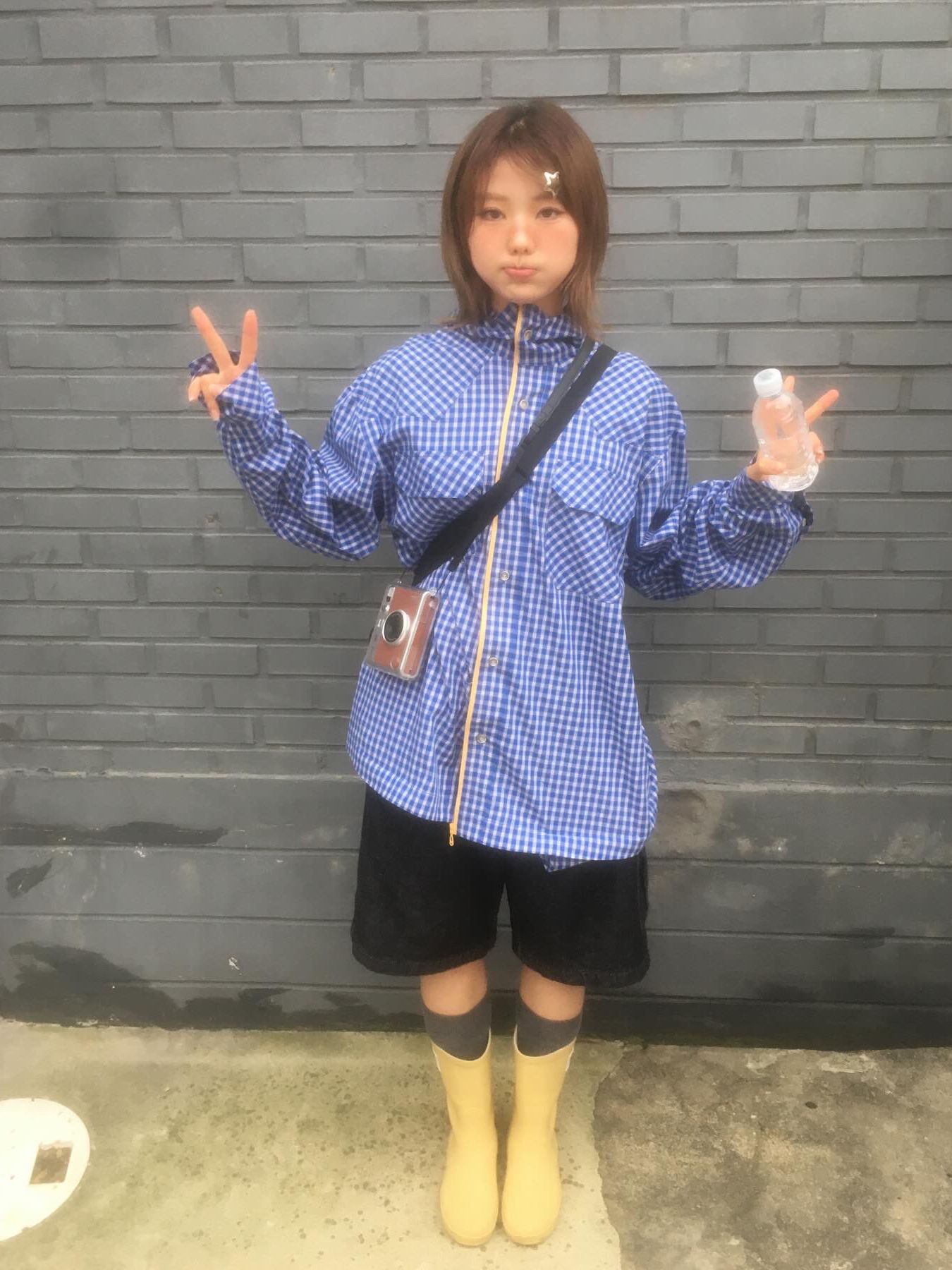 MUSINSA | BENSIMON BSM RAIN BOOTS MID - CLOUD GREY