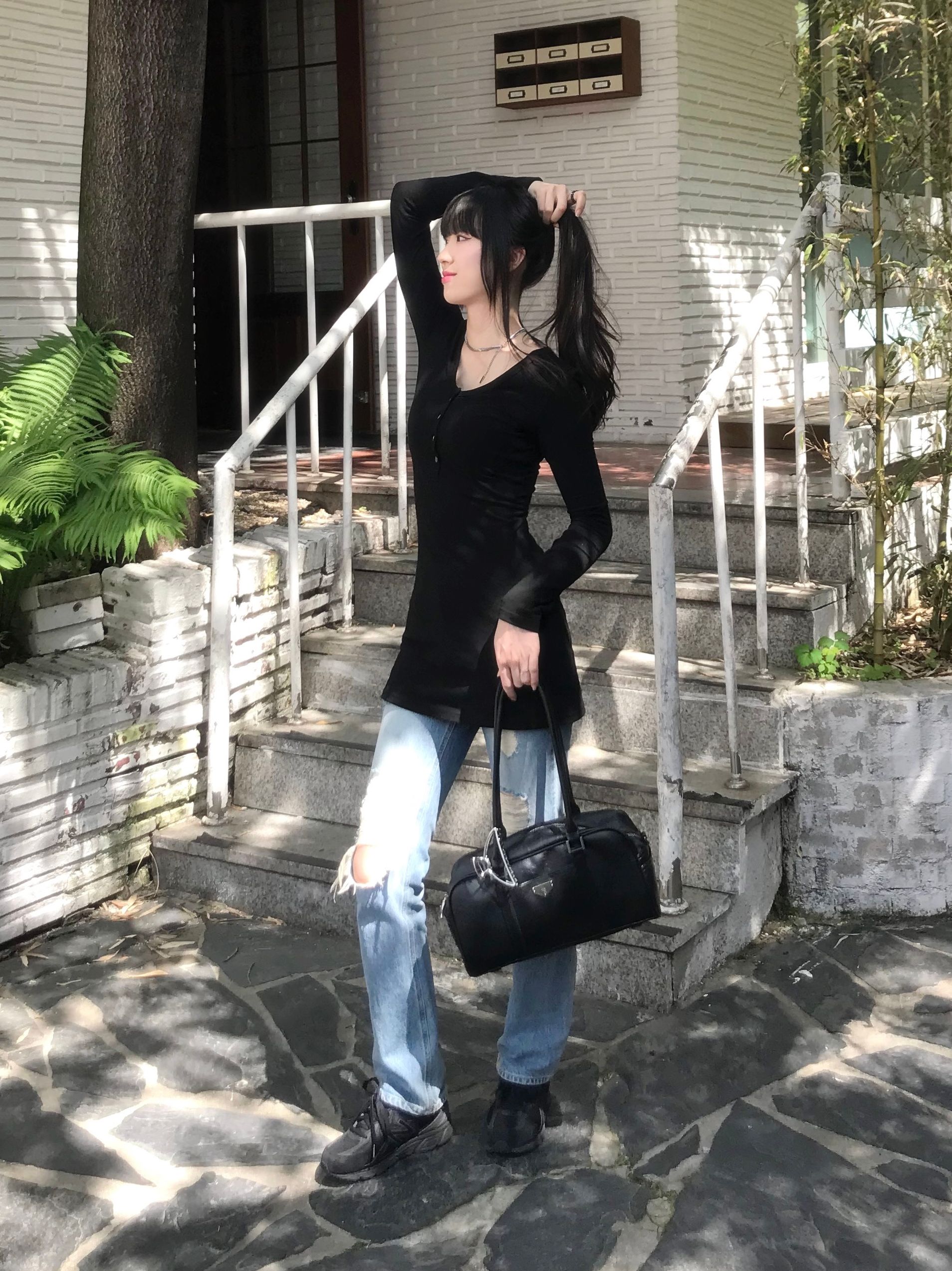 ショルダーバッグ・ポシェット ^LEATHERY^ Boston leather shoulder bag BLACK LRBG4102BK MUSINSA | LEATHERY Boston leather shoulder bag [BLACK]