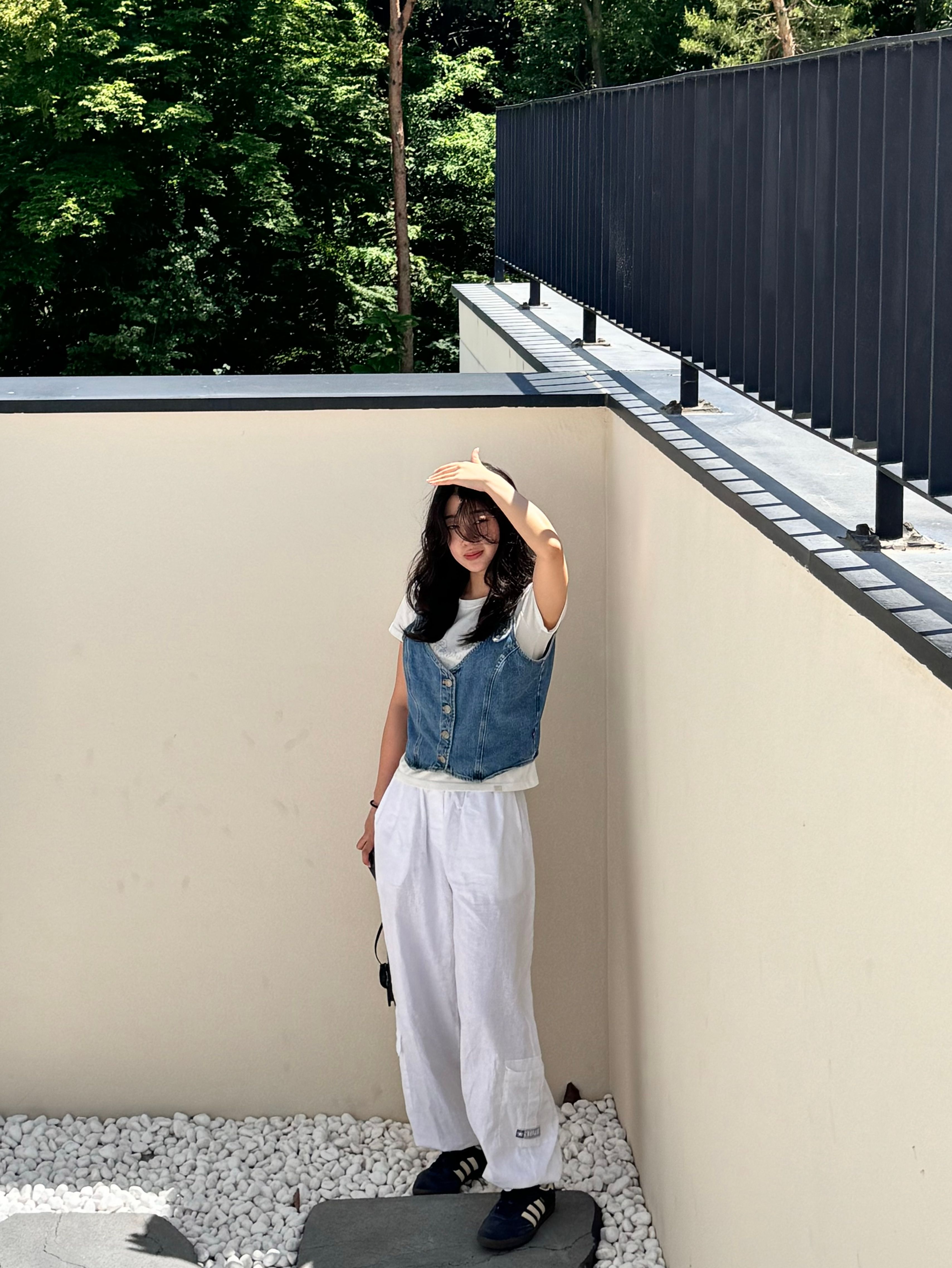 TYPESERVICE ♥ Catch Embroidery T-Shirt /追跡付 MUSINSA公式 | TYPESERVICE Catch Embroidery T-Shirt [Off White]