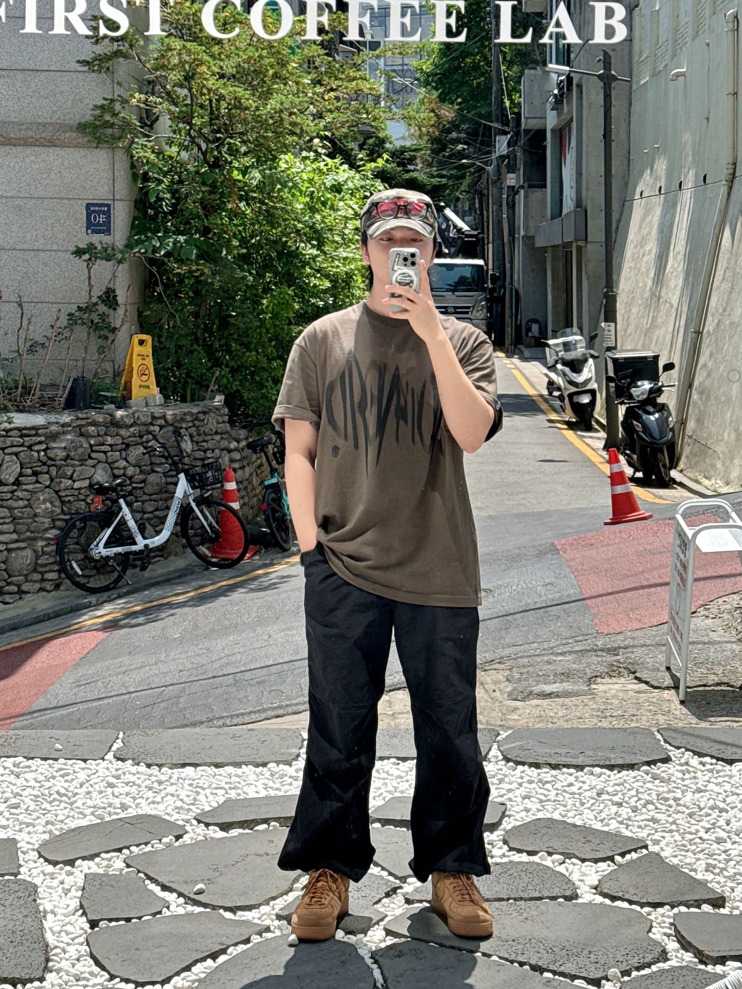 MUSINSA公式 | MUSINSA STANDARD Nylon parachute pants [black]