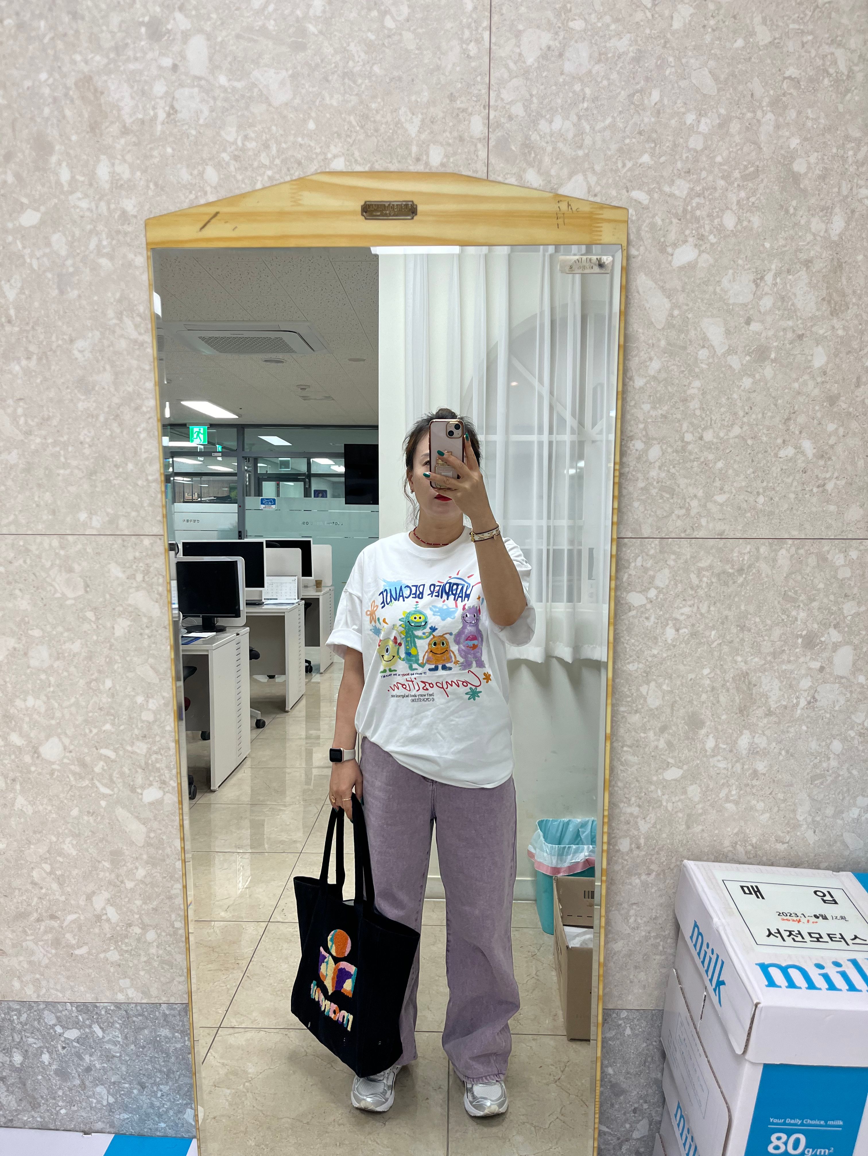 MUSINSA | CPGN STUDIO Happy Day Pigment Short Sleeve T-shirt