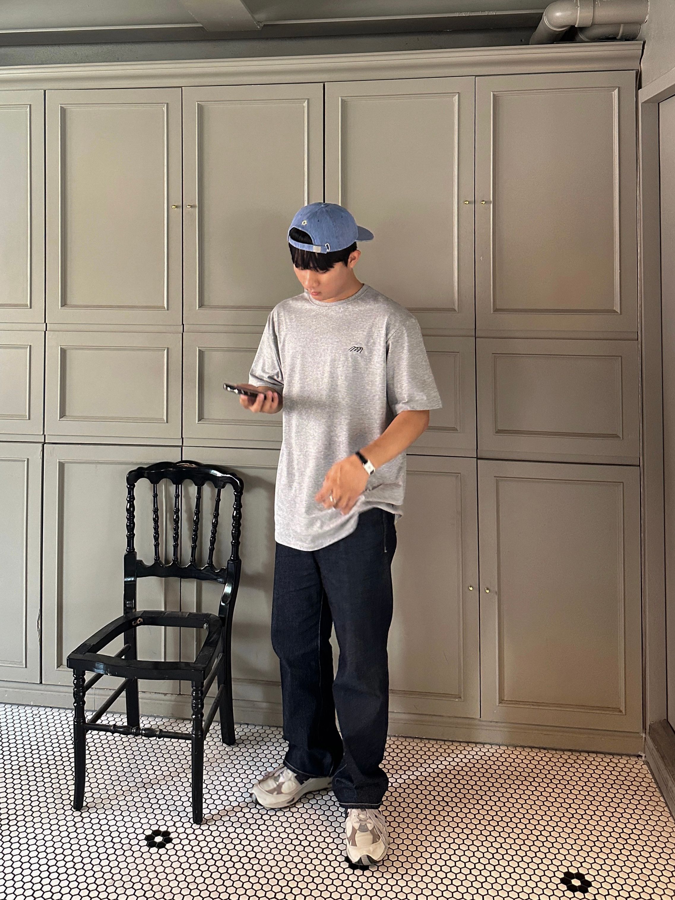 HELLO■Washed OG Logo 6Panel Cap_Deep Blue ■送料込 ☆関税込☆Hello Sunrise x CIATRE Washed OG Logo 6panel Cap