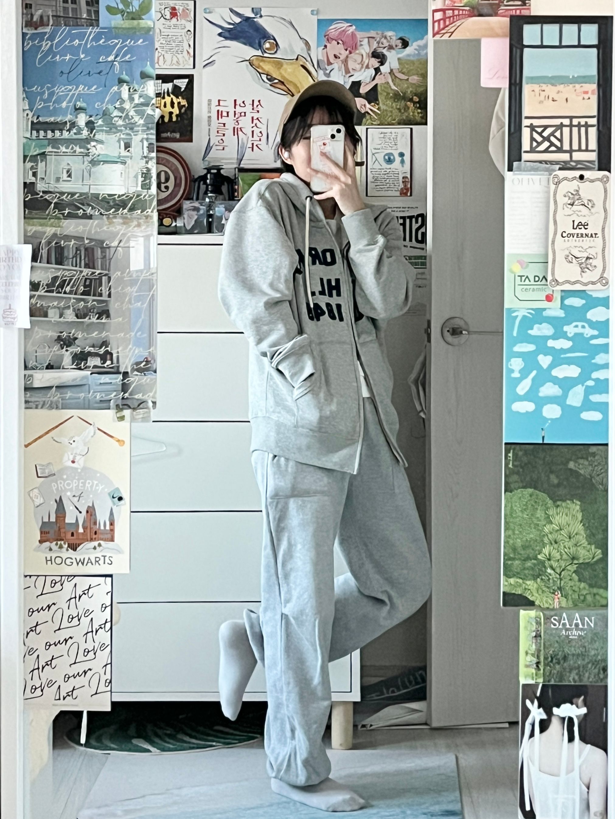 [COVERNAT] CVNT Fleece Oversize Fit Hoodie Zip Up /追跡付 MUSINSA | COVERNAT CVNT Fleece Overfit Hoodie Zip-Up Ivory