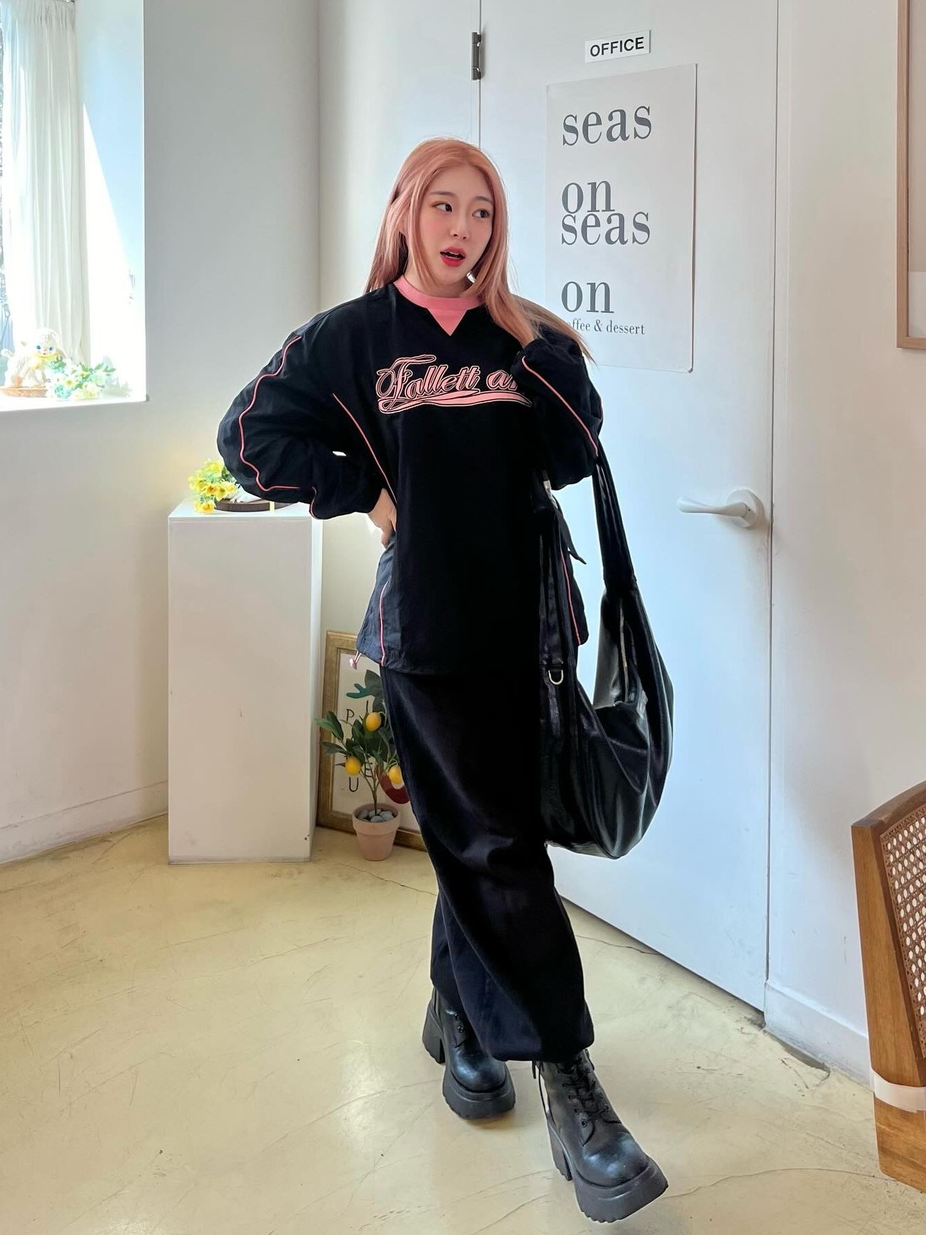 ★FALLETT★Art Club Piping Nylon Pullover★送料・関税込★ MUSINSA | FALLETT Art Club Piping Nylon Pullover Black