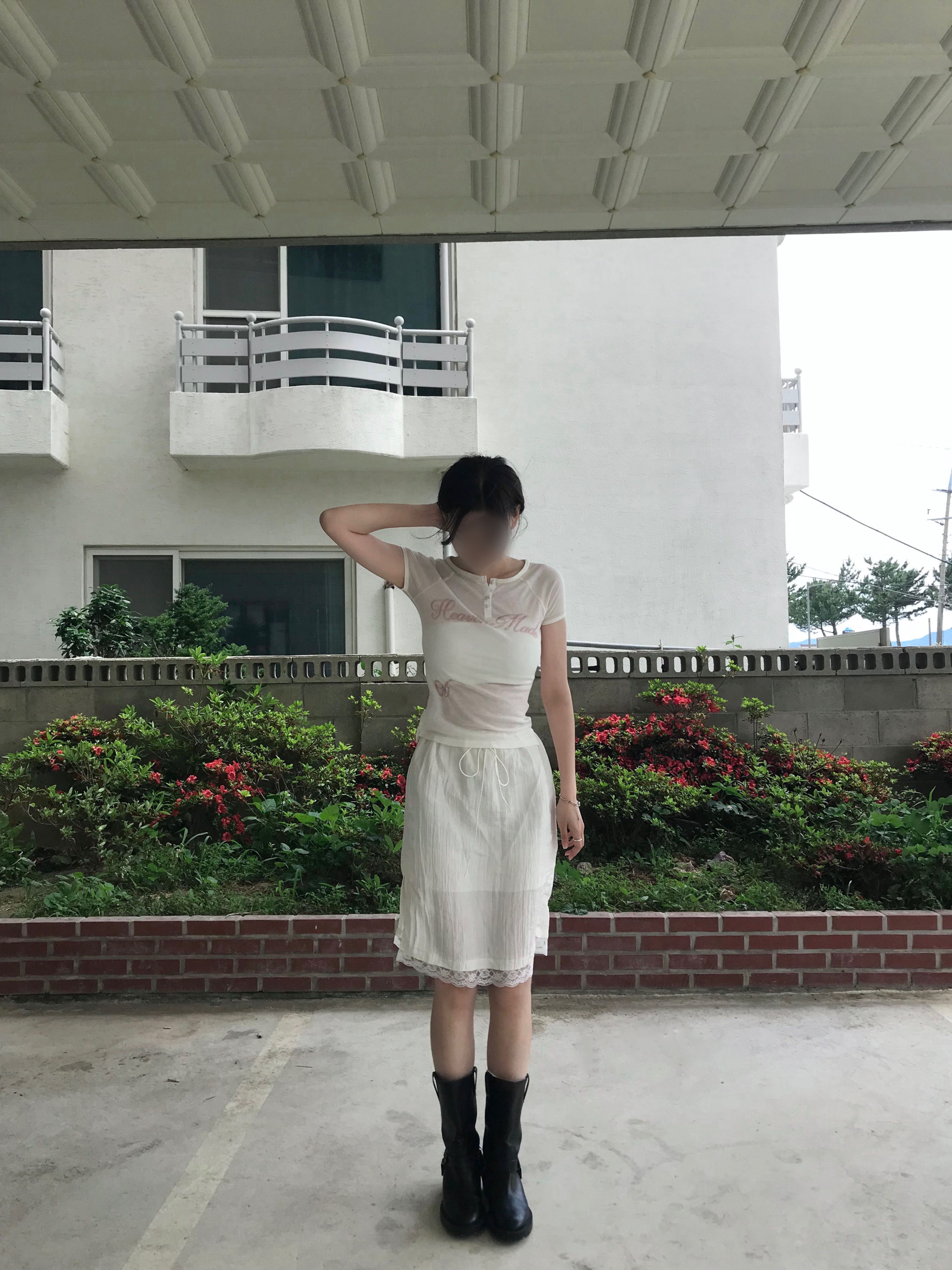 MUSINSA公式 | SCULPTOR Heavenly Button Down Tee White
