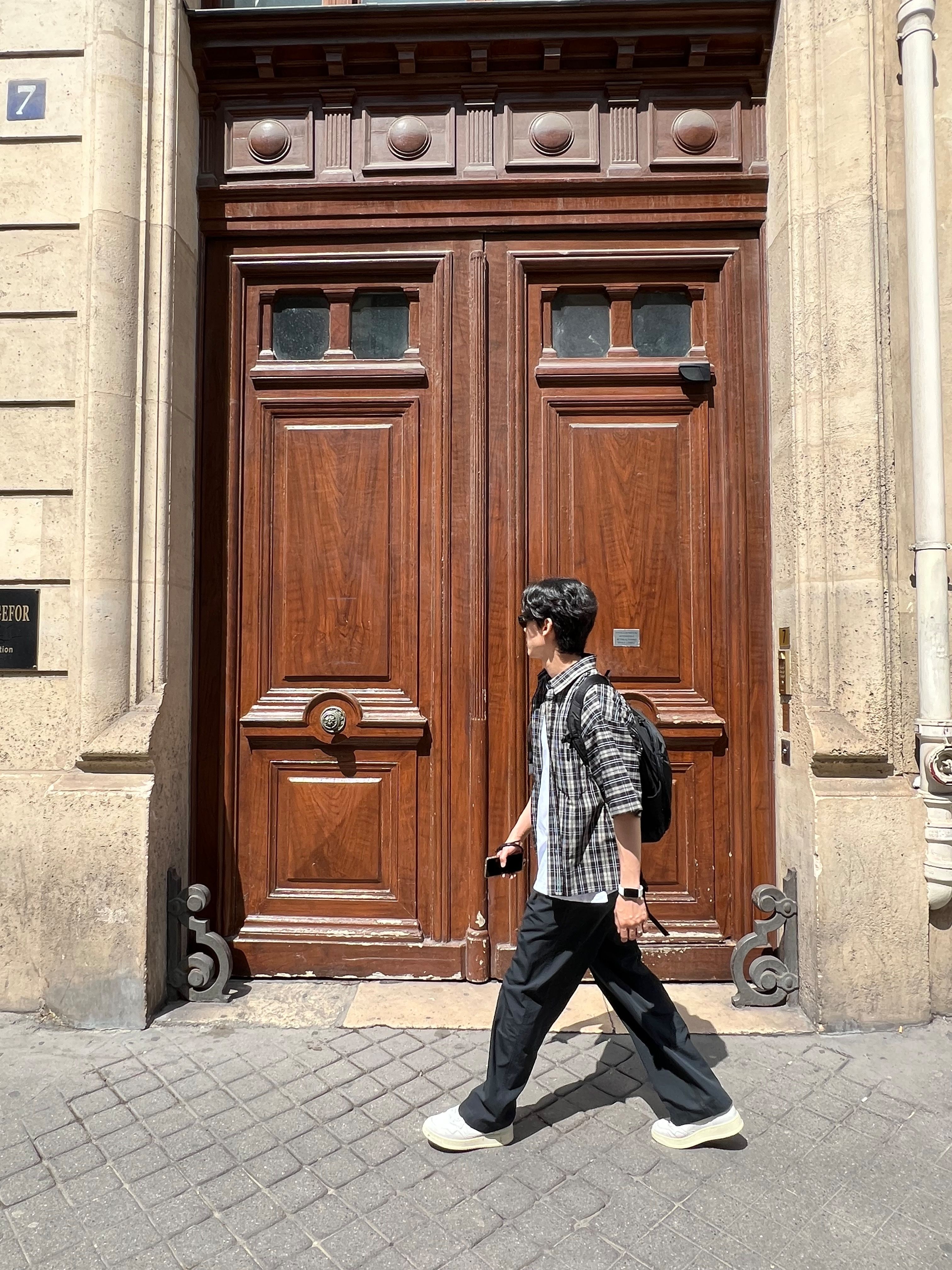 MUSINSA | ANOTHER OFFICE Santiago Officer Pants (Almost Black)