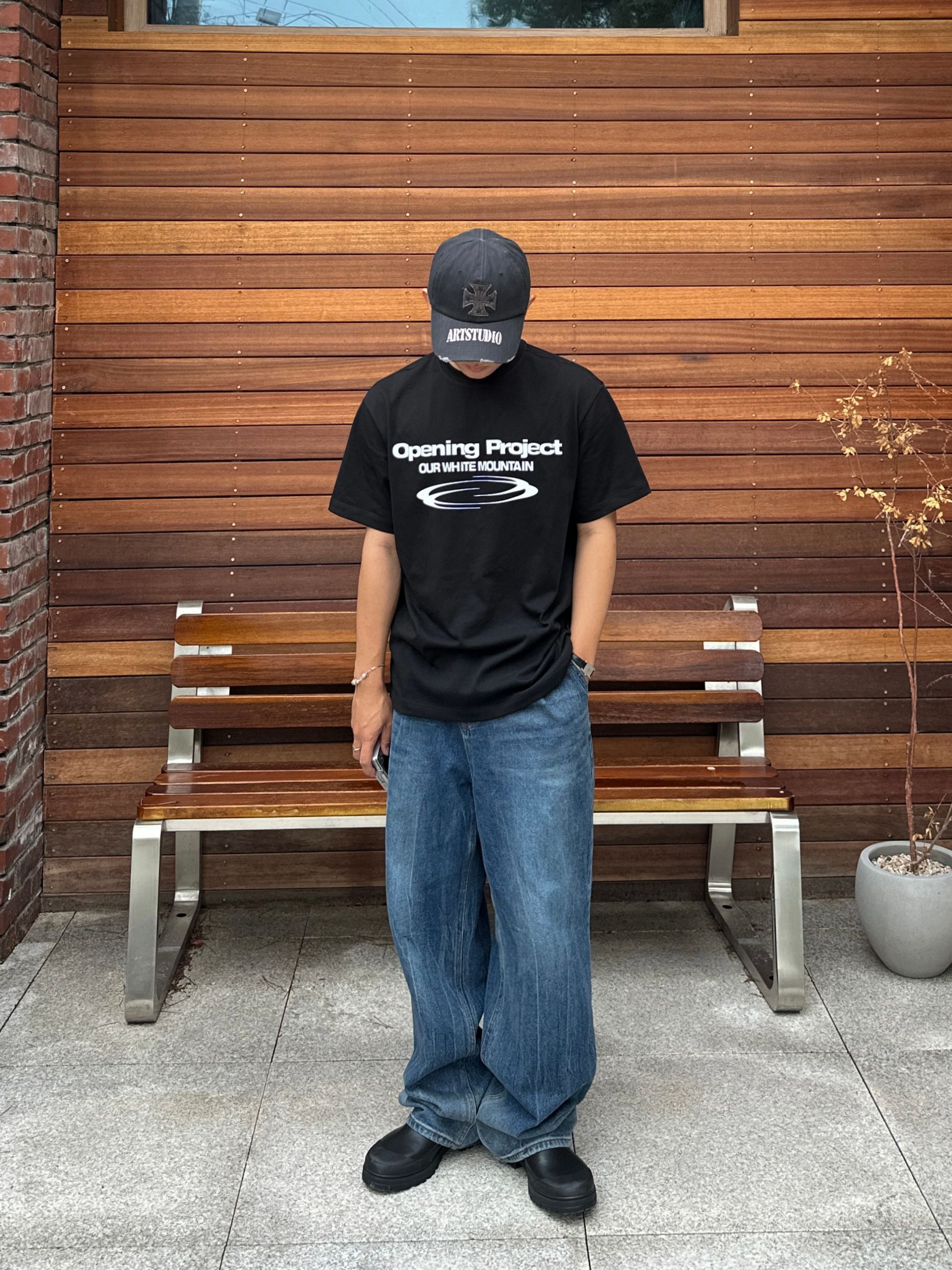 【OPENING PROJECT】 Essential T Shirt - White MUSINSA | OPENING PROJECT Essential T Shirt - White