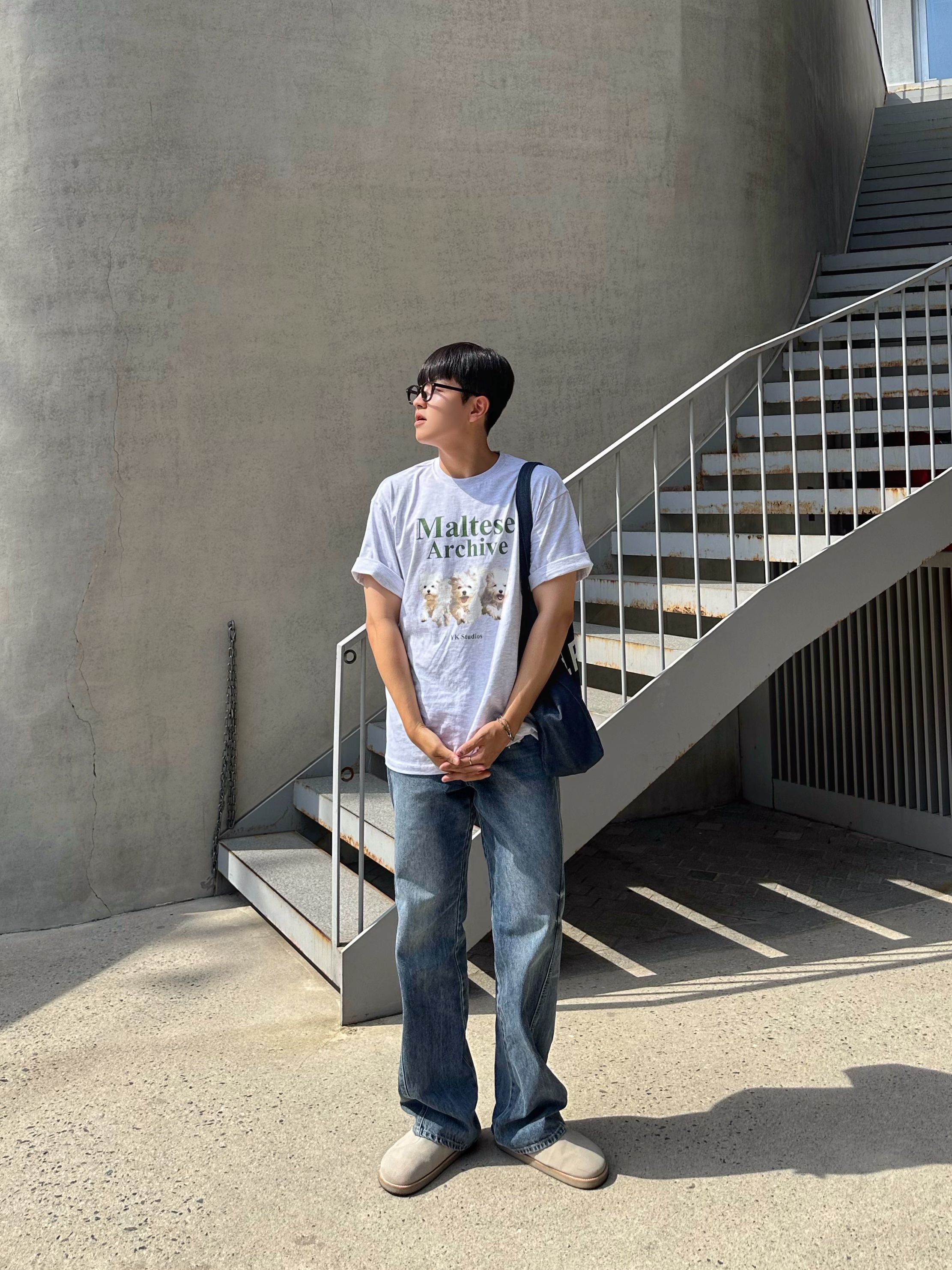 MUSINSA | WAI KEI MALTESE ARCHIVE SHORT SLEEVE T-SHIRT BLACK