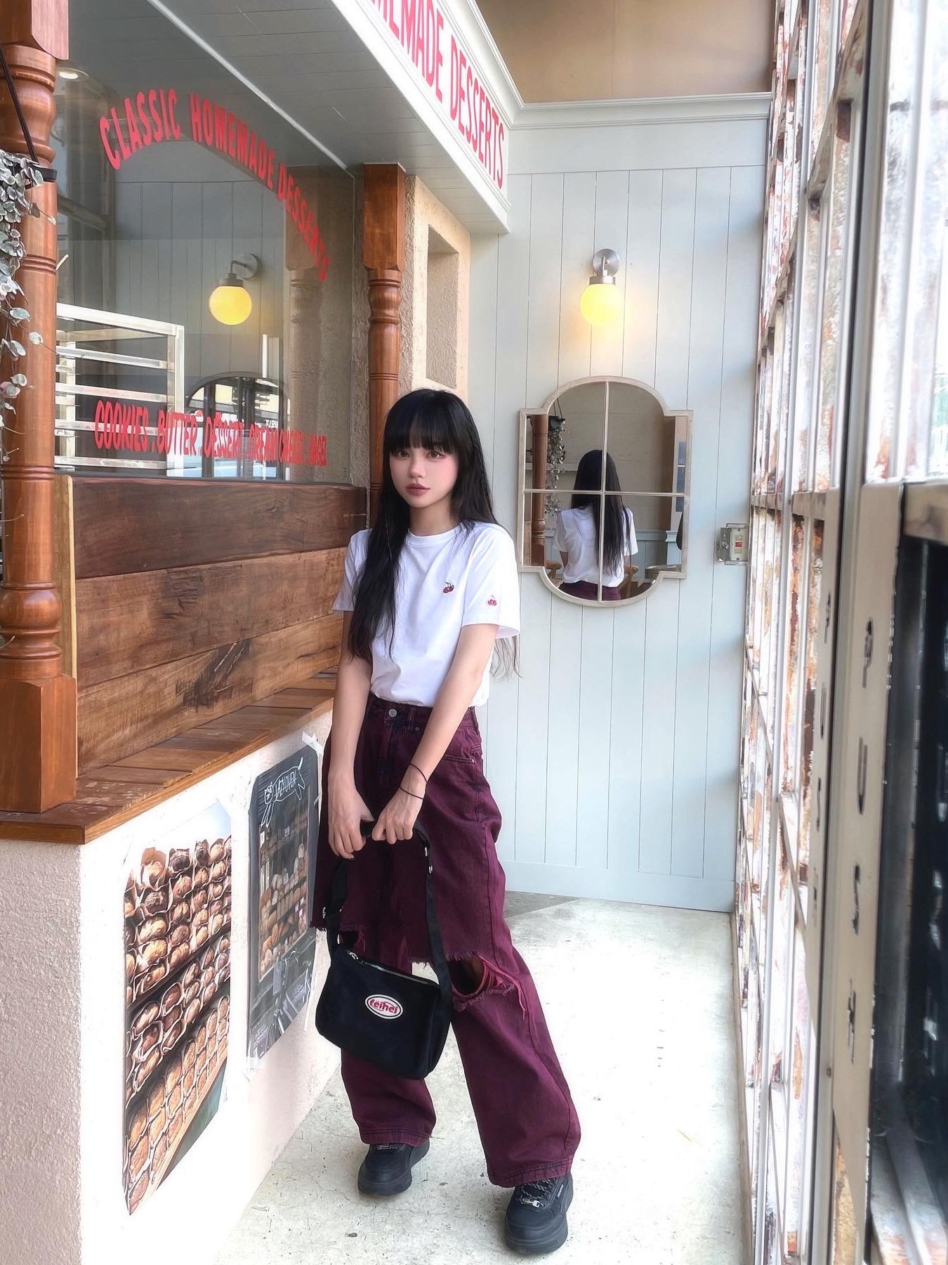 MUSINSA公式 | KIRSH Small Cherry Standard T-shirt 2 packs
