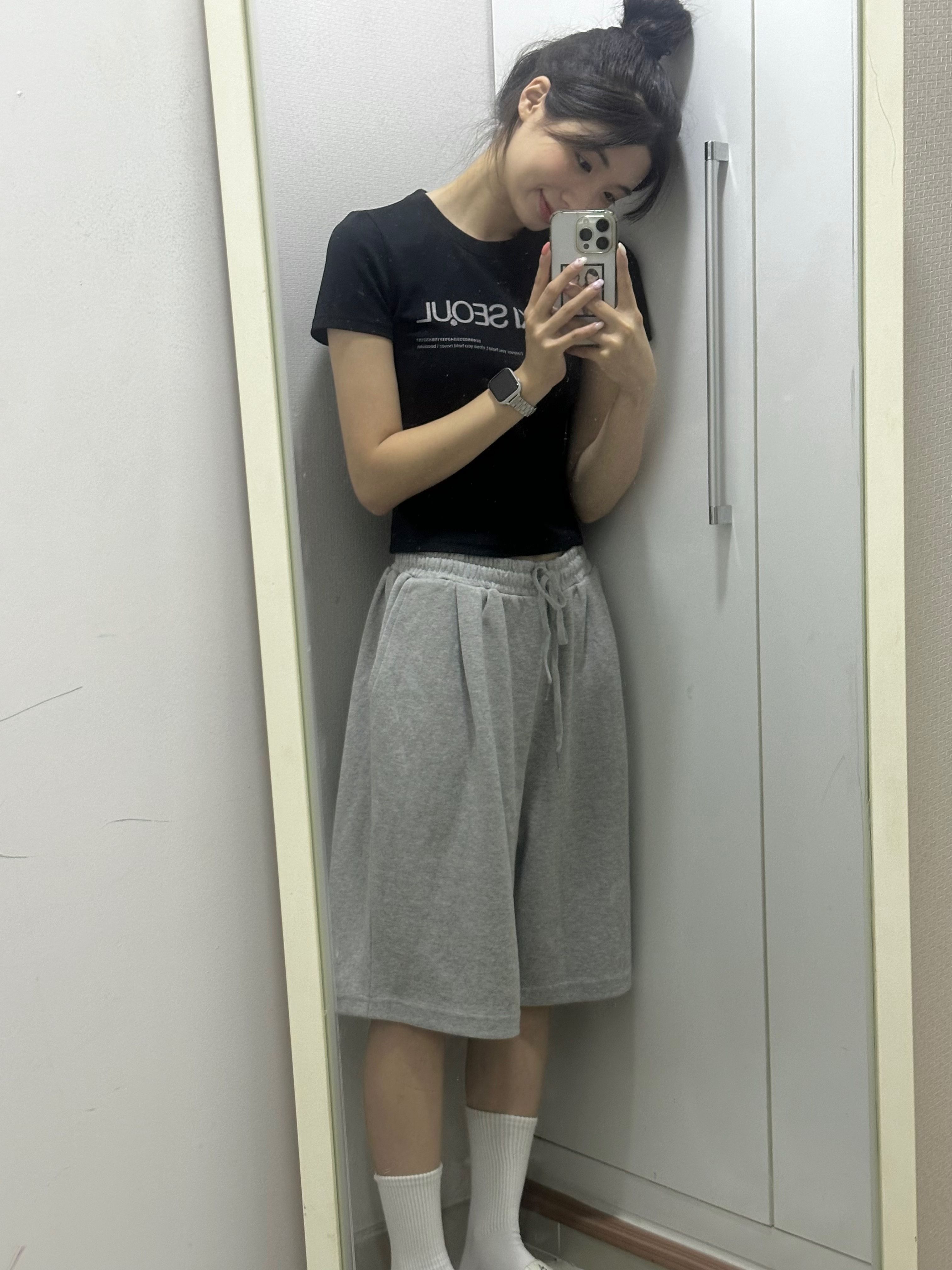 MUSINSA | MISEKI SEOUL Logo short sleeves BLACK