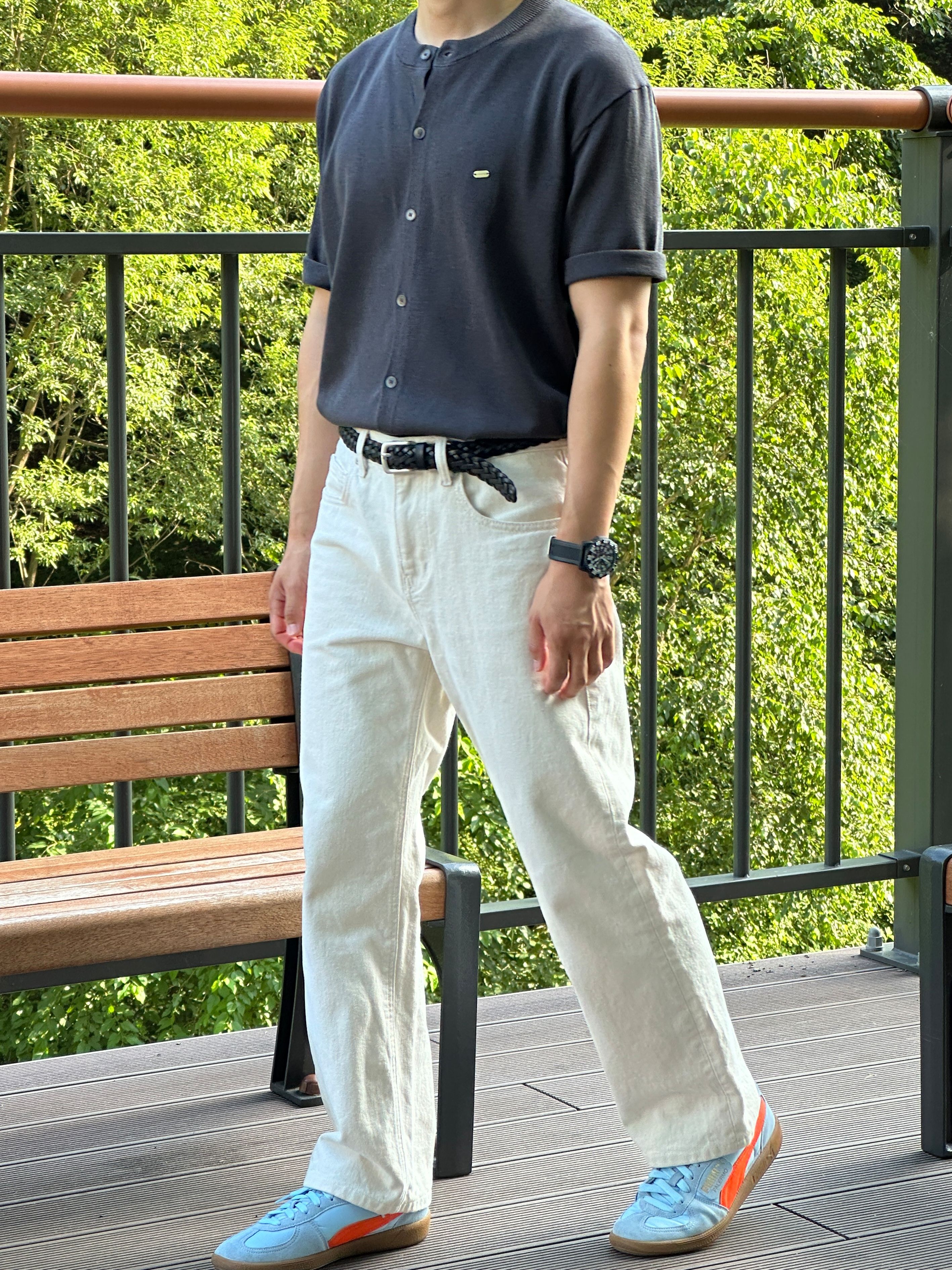 ★MUSINSA STANDARD★ CALIK Regular Fit Denim Pants Cream MMC MUSINSA | MUSINSA STANDARD CALIK wide denim pants [cream]