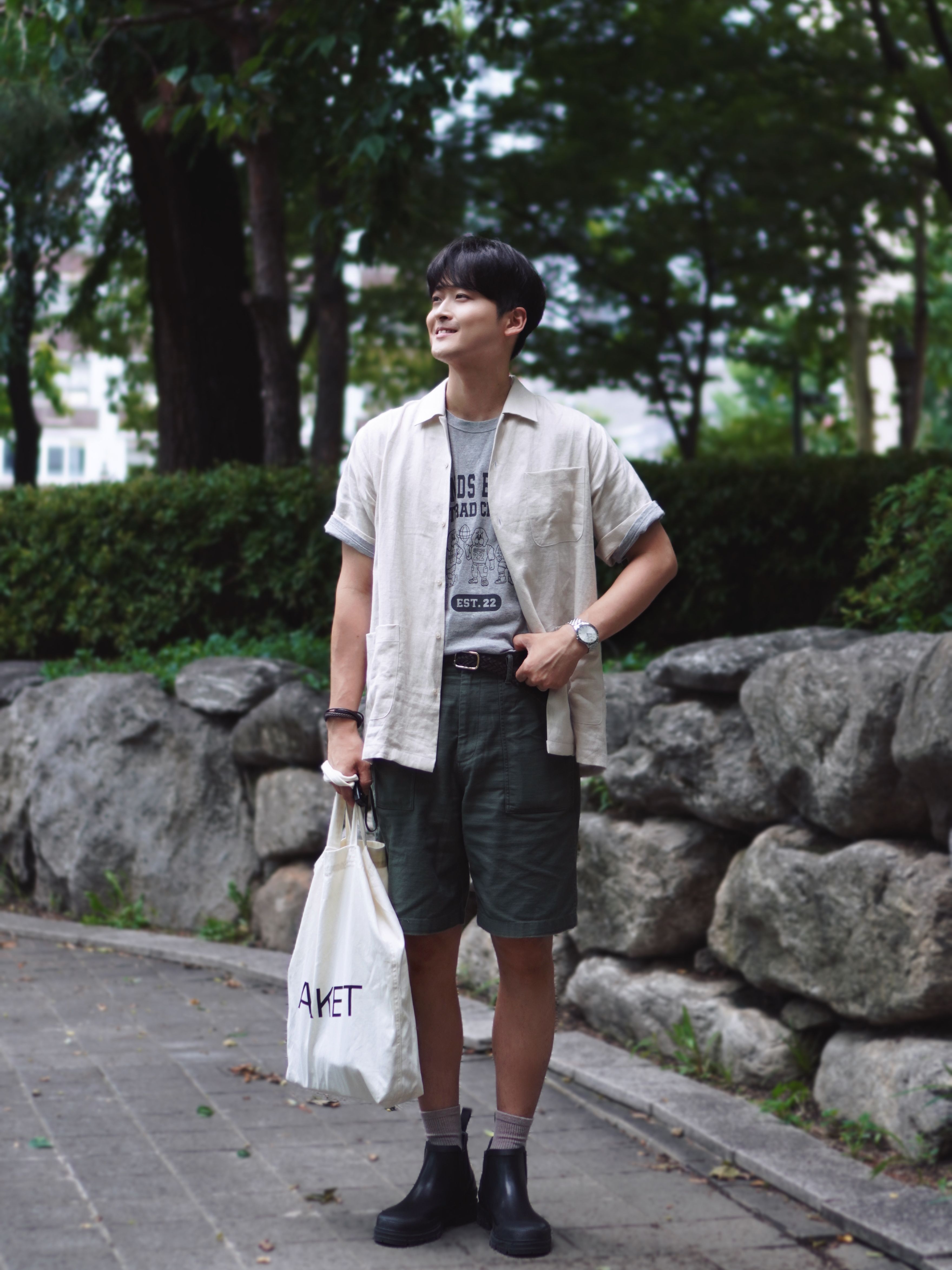 ★MUSINSA STANDARD★ Replica Fatigue Shorts Sand Beige MMDPH MUSINSA | MUSINSA STANDARD Replica Fatigue Shorts [Sand Beige]