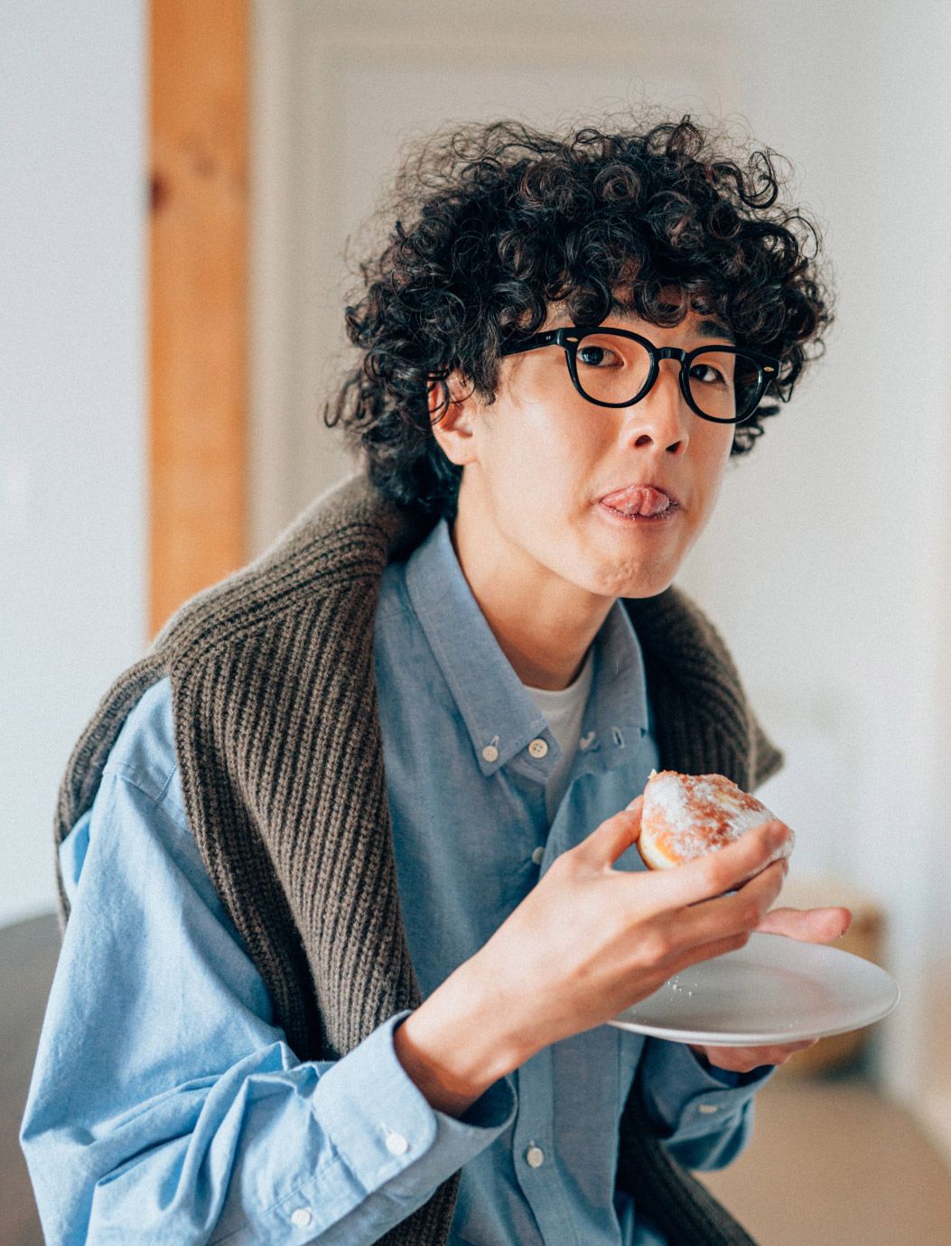 60s BRENT ブレント　3 Tone swinp top ジャケット　M ATON (エイトン) SUVIN 60/2 OVERSIZED S/S T-SHIRT | B'2nd