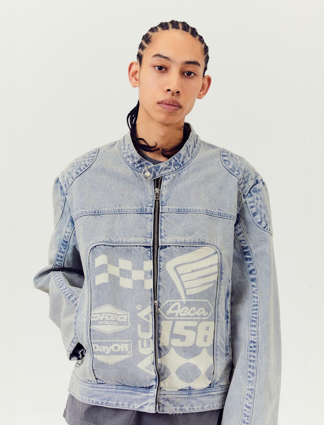 パーカー・フーディ AECA WHITE AECA RECORD SHOP SWEAT HOODIESUNFADE BLUE MUSINSA | AECA WHITE BIG LOGO SWEATSHIRT-WASHED BLUE