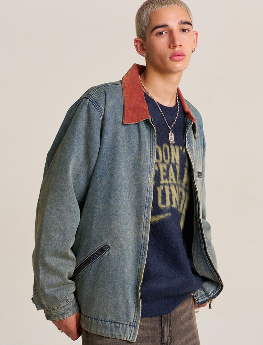 ジャケット・アウター SUPERSUB Leather Jumper musinsa ジャケット・アウター SUPERSUB Leather Jumper musinsa