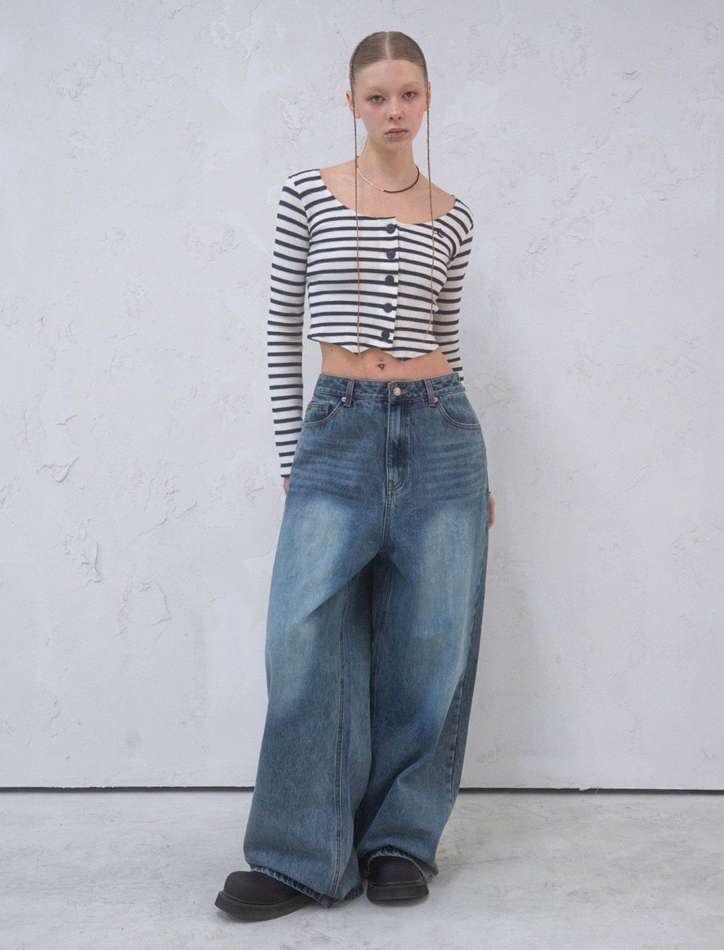 【AVANDRESS】 BIG POCKET SUPER WIDE BANDING PANTS 2色 and wander oversized cargo pants – unexpected store