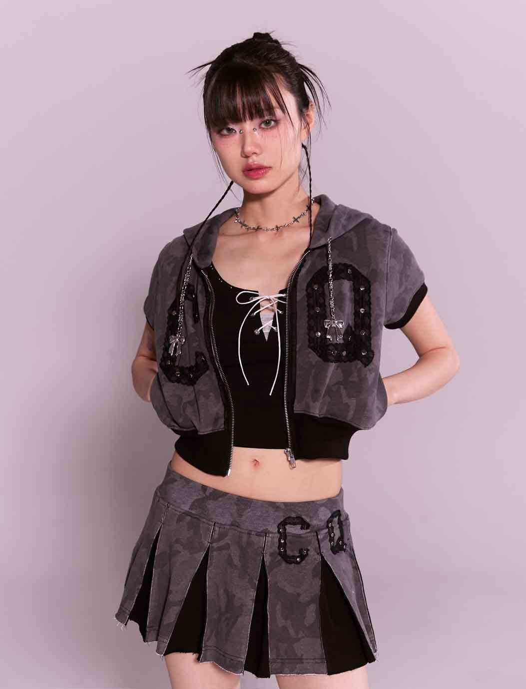 Musinsa   CHERRYQUIRI チェリーキュリー リボンカーゴパンツ FUNALIVE カーゴパンツ .works リーシュコードリボン付