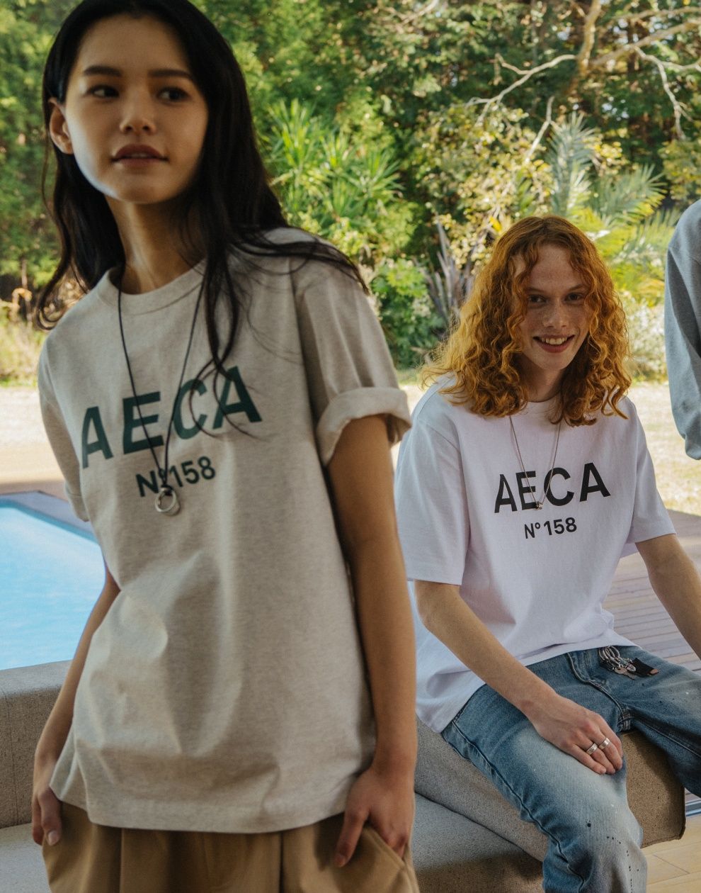 ◆24SS AECA WHITE AECA TOUR レイヤードロングTシャツ◆ ◇24SS AECA WHITE AECA TOUR レイヤードロングTシャツ◇ (AECA