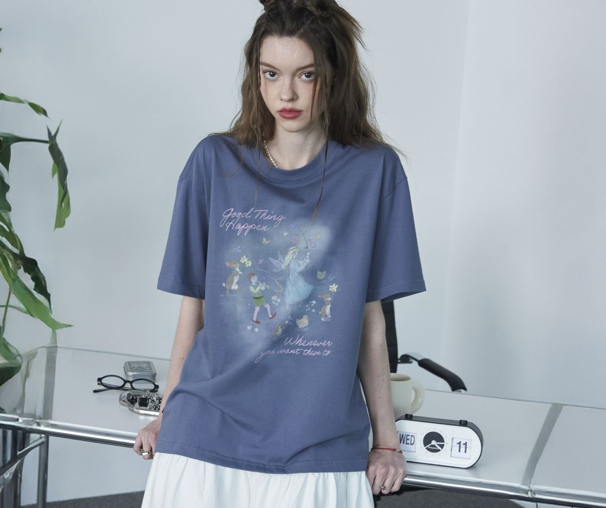 【CPGN STUDIO】TEAM WORK Pigment Short Sleeve T-shirt CPGN STUDIO