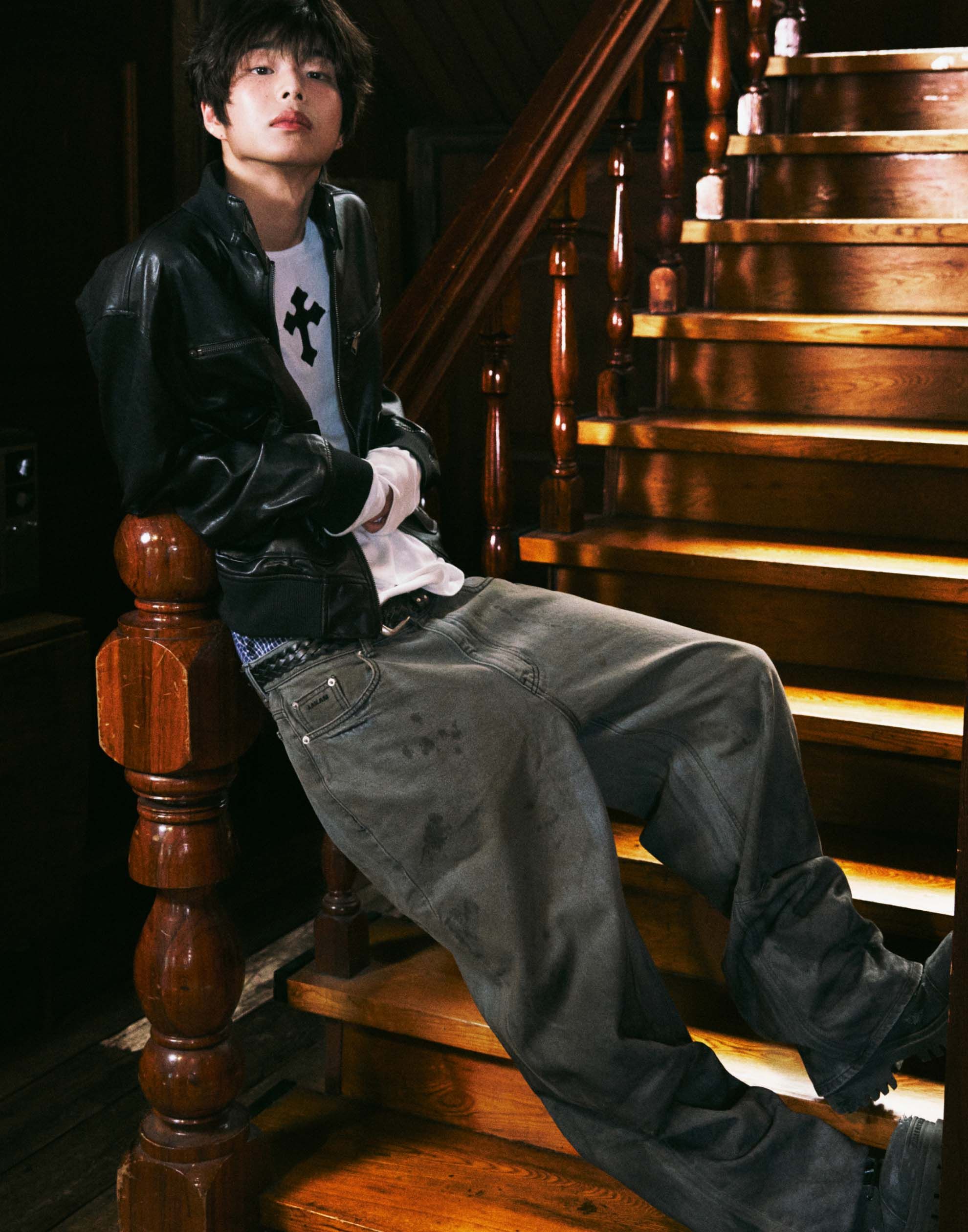 AAKAM スタッズコットンパンツ 新品タグ付き ATTACHMENT