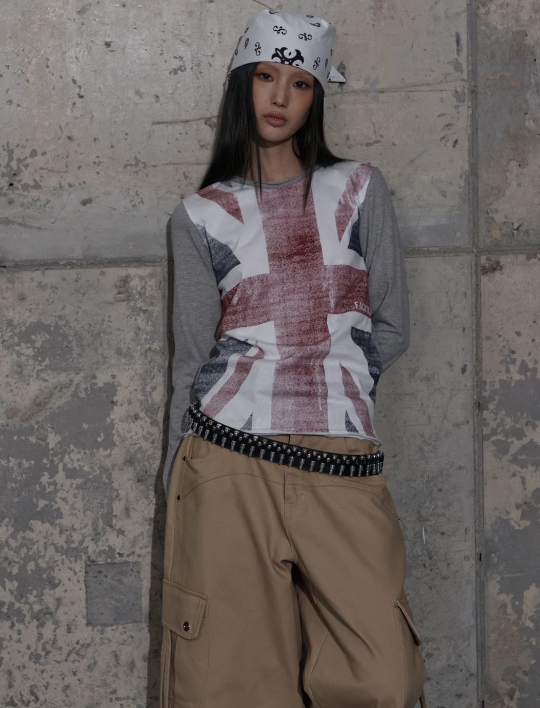 FANCY CLUB ドット柄デニムバギーパンツ FANCY CLUB ドット柄 ストレートデニム A'GEM/9 × .kom 『 FANCY