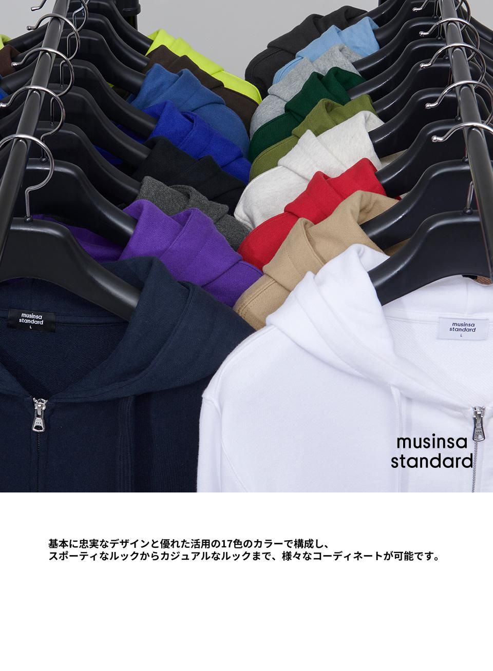 KOWGA MUSINSA フーディー MUSINSA公式 | MUSINSA STANDARD パーカースウェットジップアップ