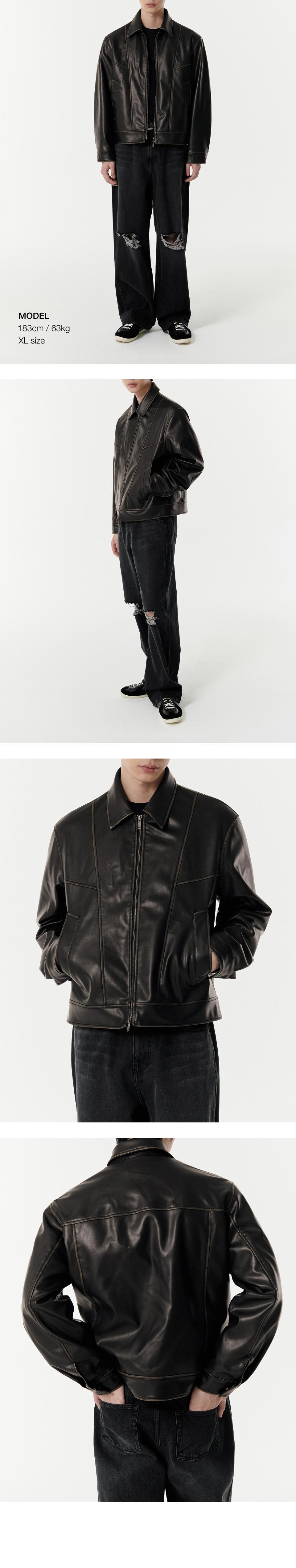 MUSINSA公式 | MUSINSA STANDARD フェイデッドシンセティックレザー