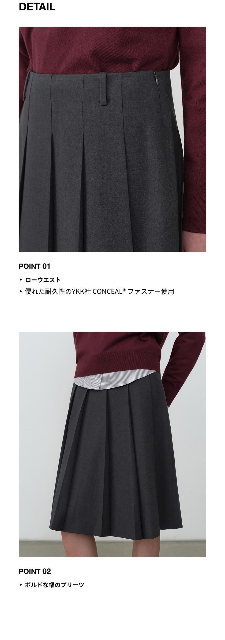 MUSINSA公式 | MUSINSA STANDARD WOMAN ウィメンズ プリーツ ニー