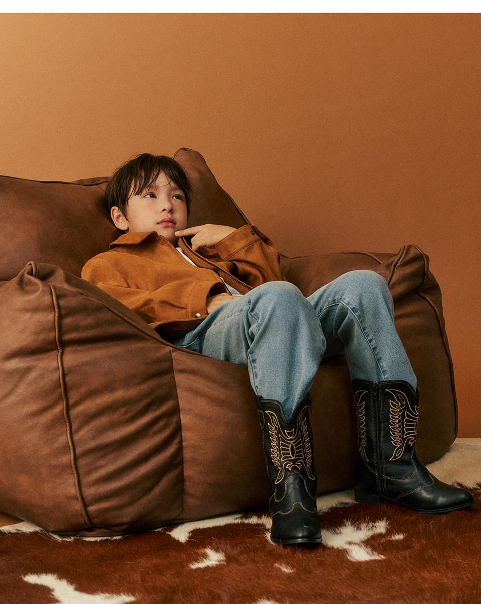 MUSINSA公式 | MUSINSA STANDARD KIDS シンセティックスエードワーク