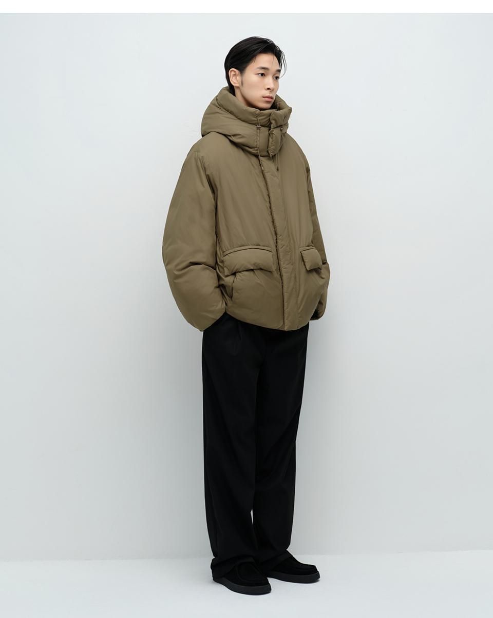 MUSINSA公式 | MUSINSA STANDARD ノンキルティングフーディッドダウン