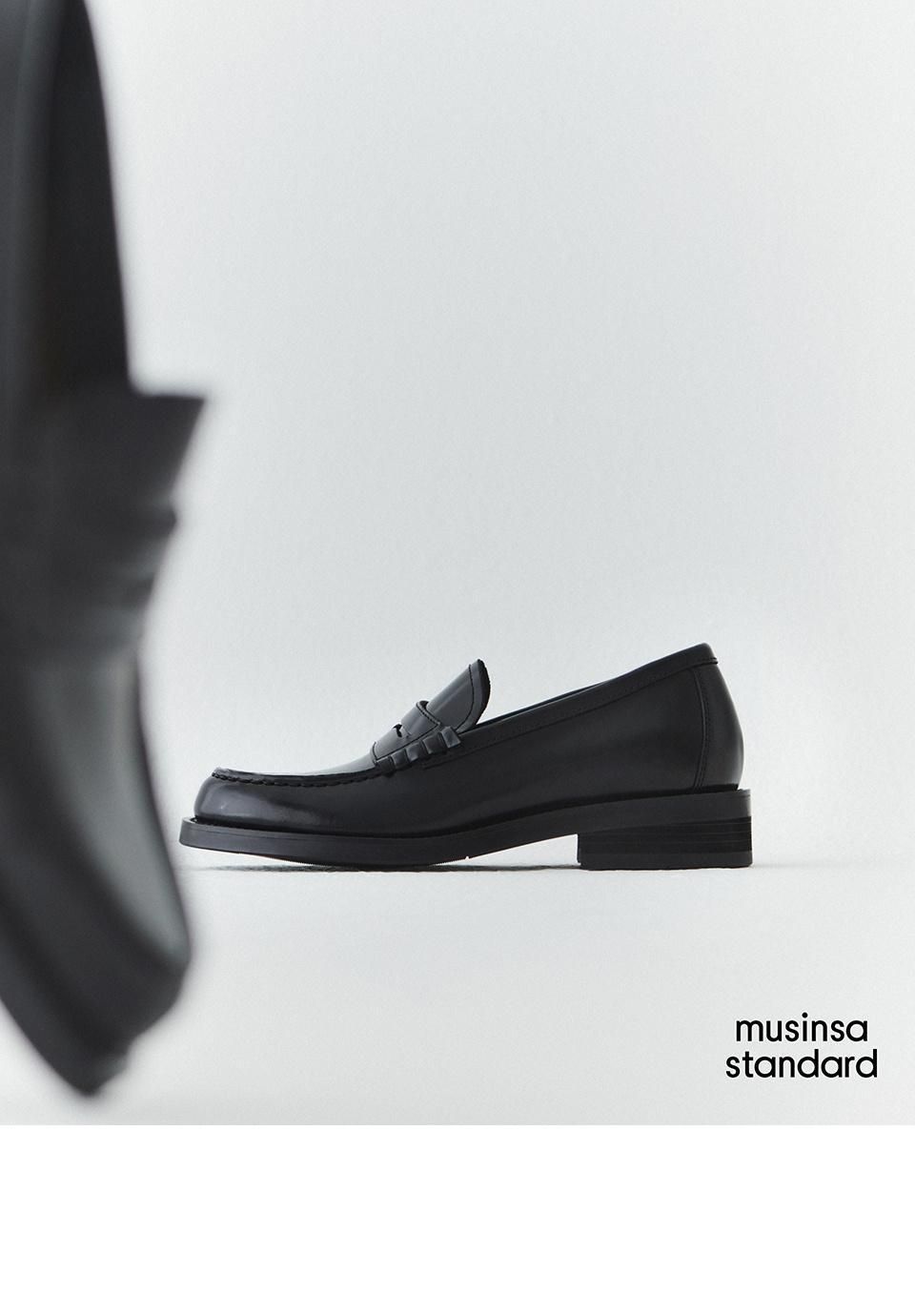 MUSINSA公式 | MUSINSA STANDARD クラシックペニーローファー[ブラック]