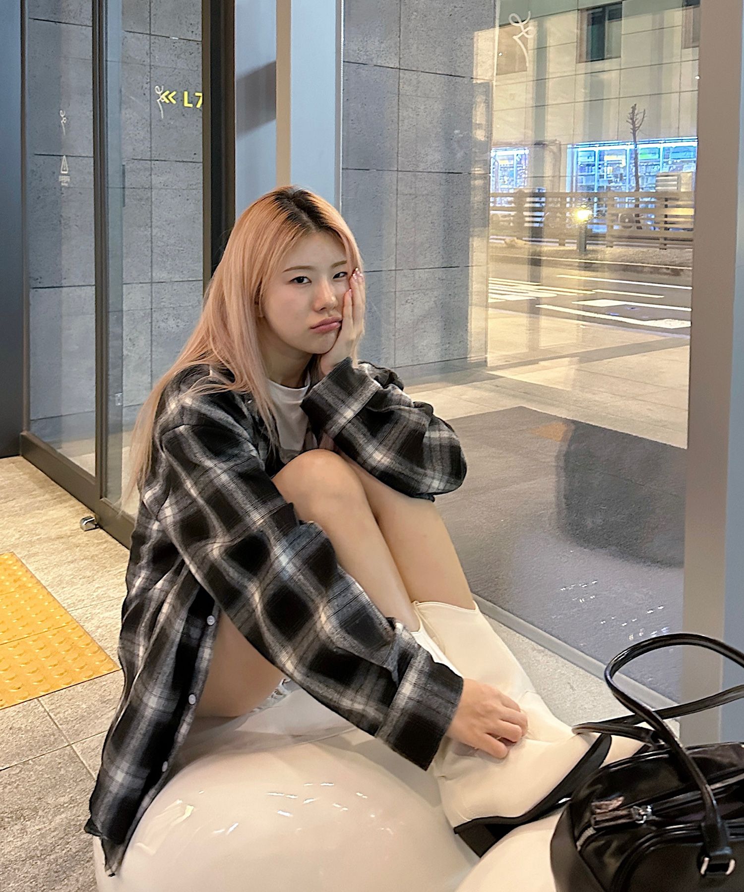 MUSINSA公式 | ACOVER Tartan Pocket Check Shirt Overfit 3 Colors