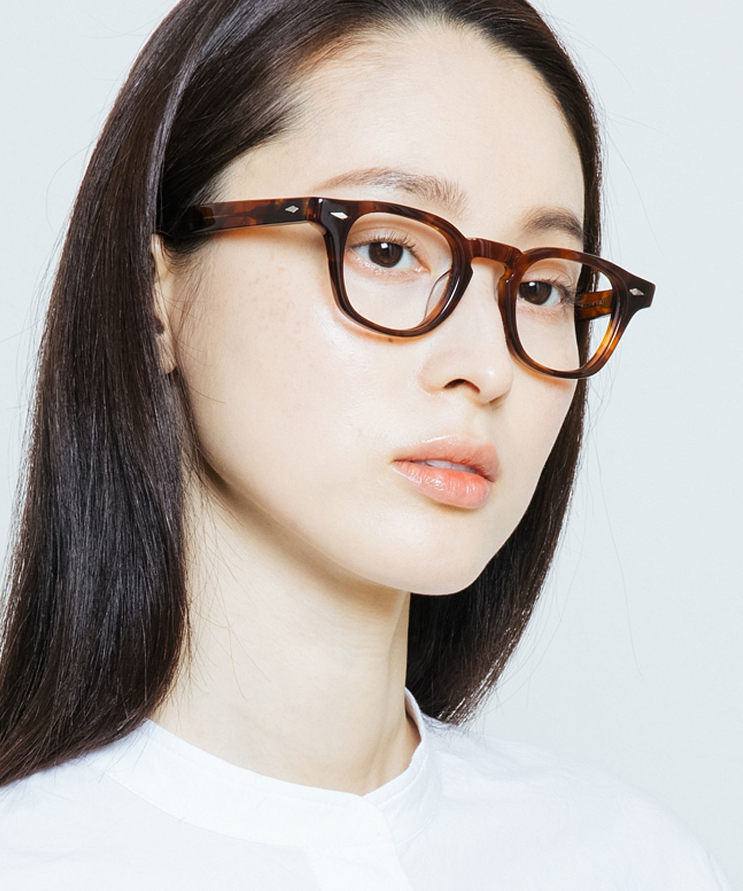 ASHCROFT Ginsberg アシュクロフト度付きメガネ ギンズバーグ43 - デミアンバー ASHCROFT Ginsberg アシュクロフト度