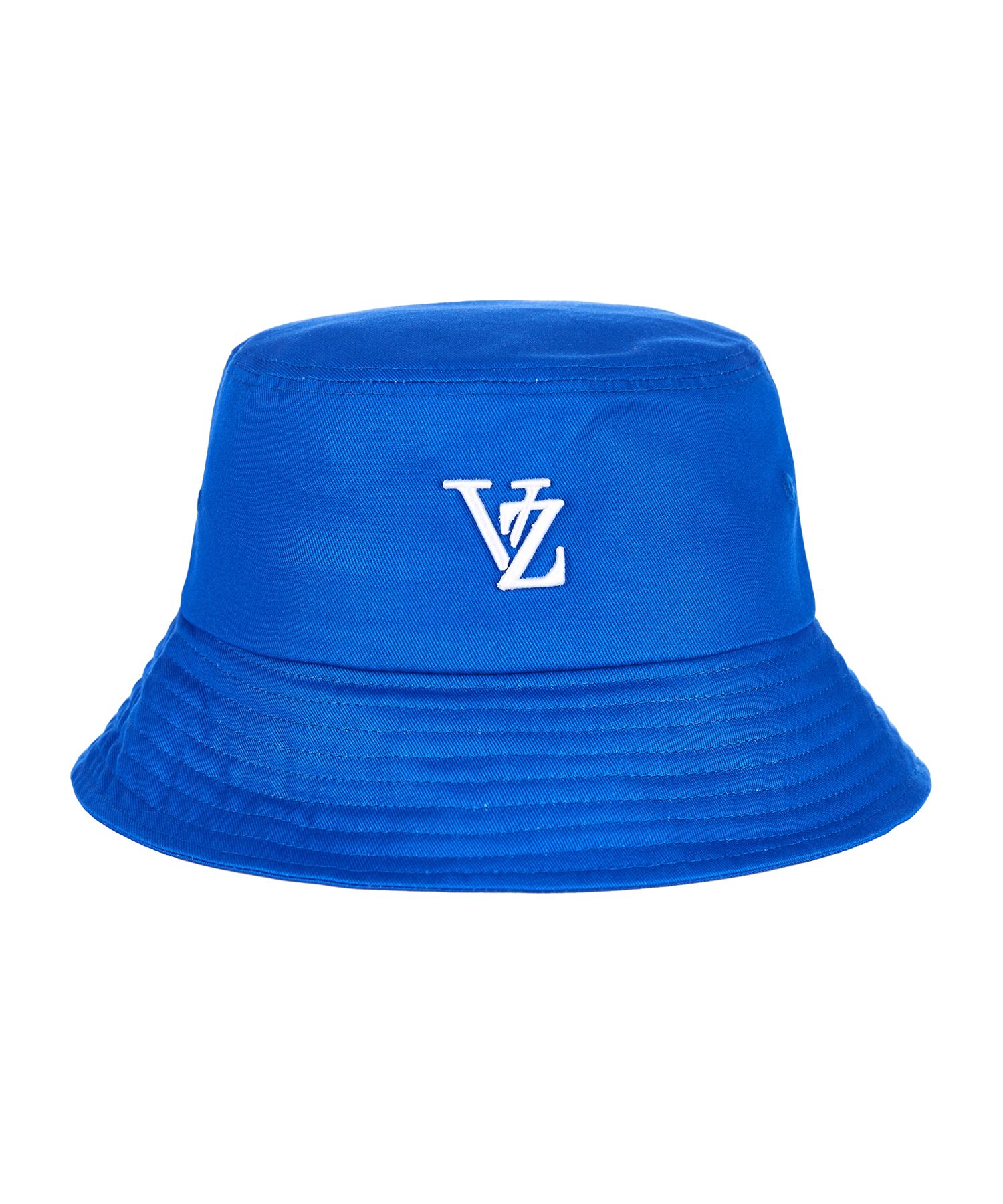 MUSINSA | VARZAR 3D Monogram Color Bucket Hat Blue