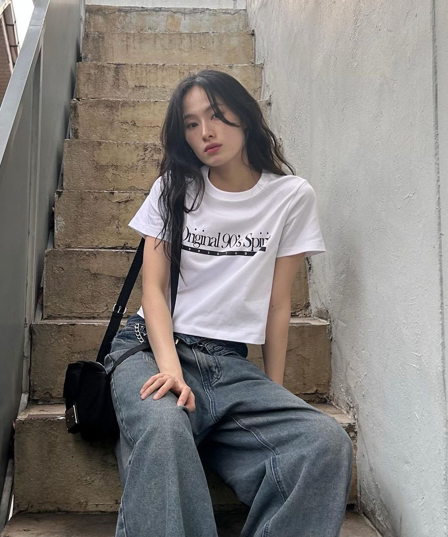 【1993studio】22SS★ Original 90'S Regular T-shirt MUSINSA | 1993STUDIO [2PACK] Cool Cotton Original 90S T-shirt