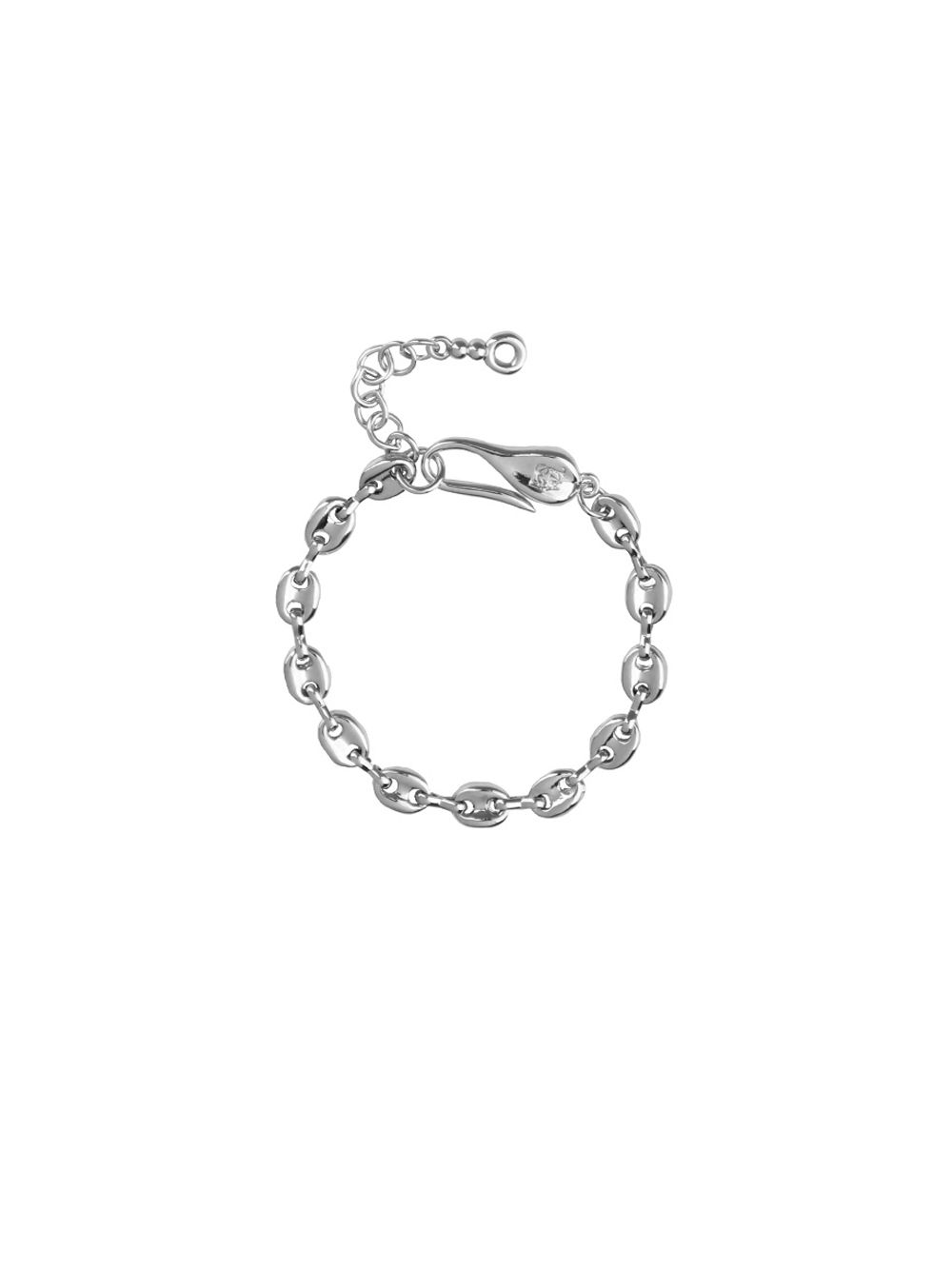 【LOWOOL】Small Pignose Chain Bracelet〜RIIZE着用★韓国発 MUSINSA公式 | LOWOOL Silver small pignose chain bracelet