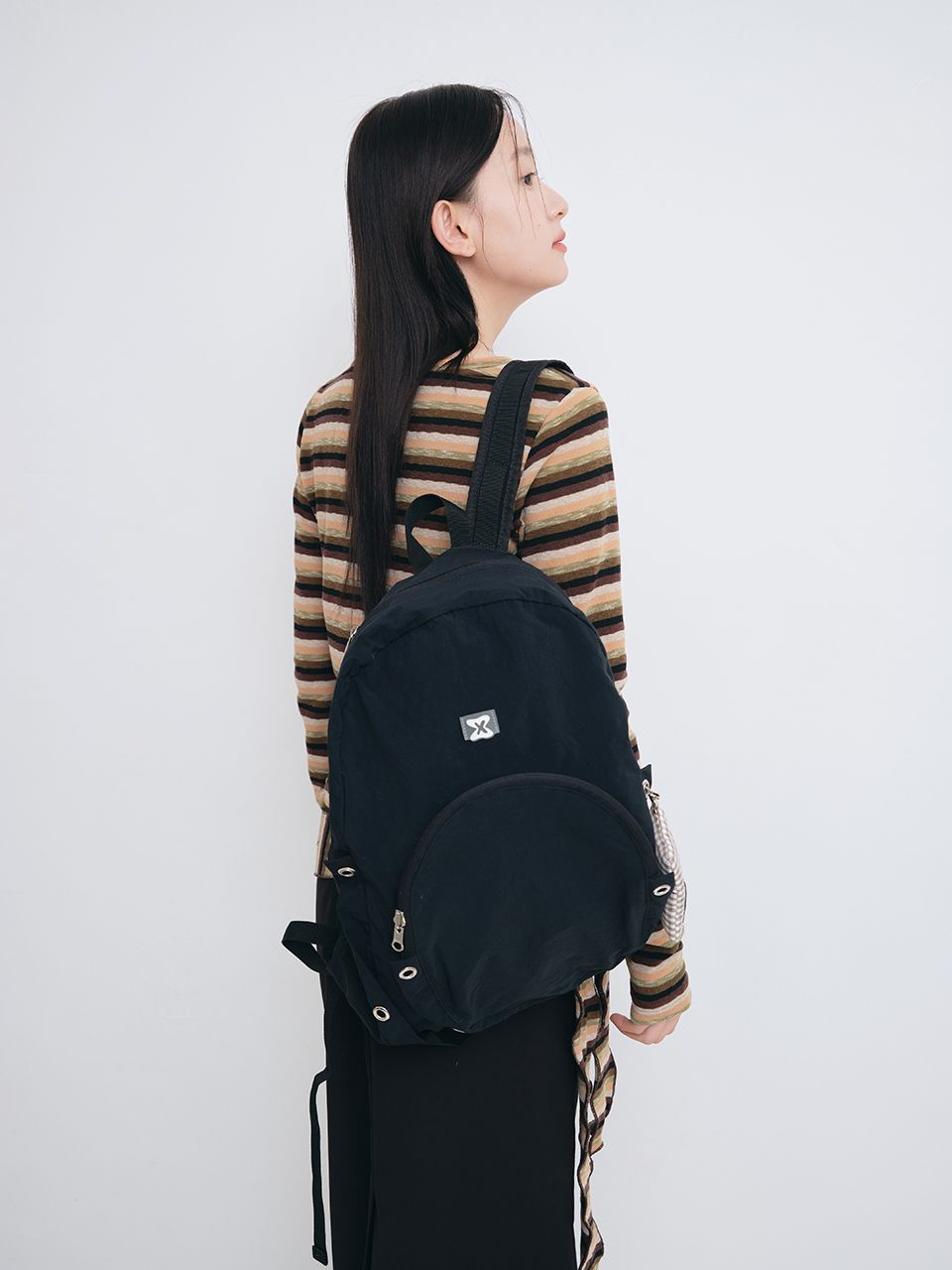 MUSINSA | MUWM Nest Backpack Nest Backpack (Black)