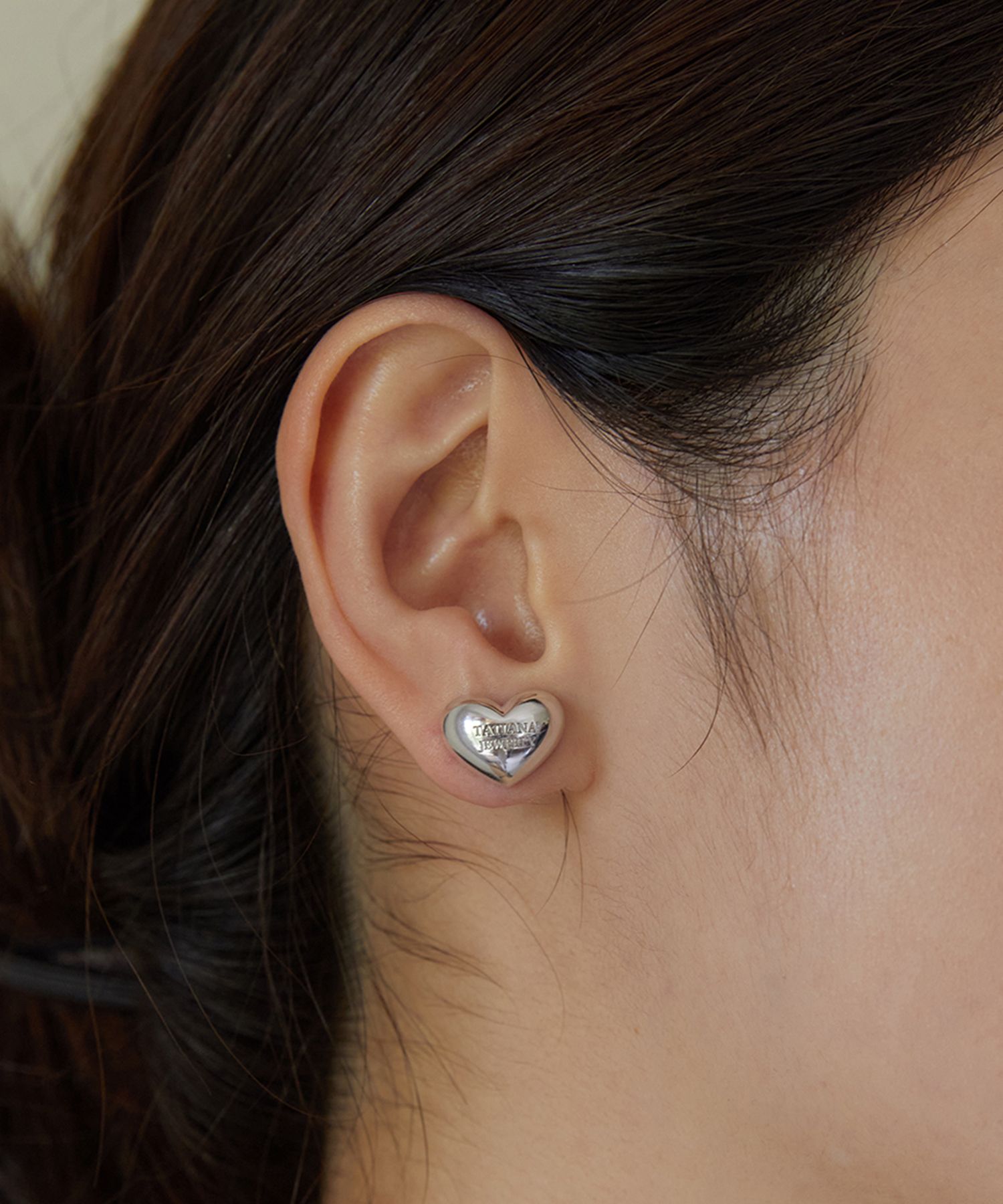 ●TATIANA● Silver 925 Great Heart Earrings EC3021 500372015 MUSINSA | TATIANA (Silver 925) Great Heart Earrings EC3021